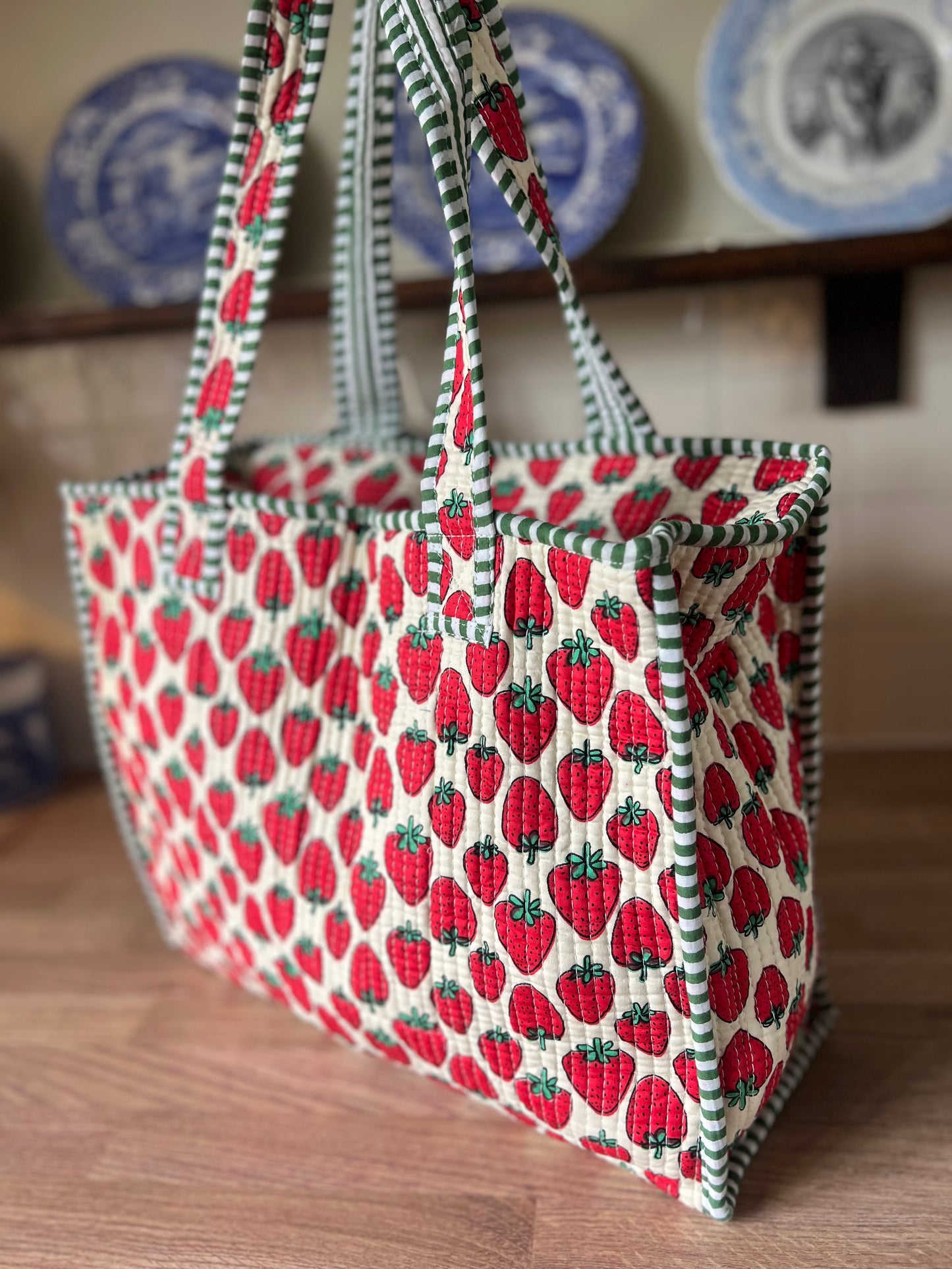 Strawberry Mini Tote Bag