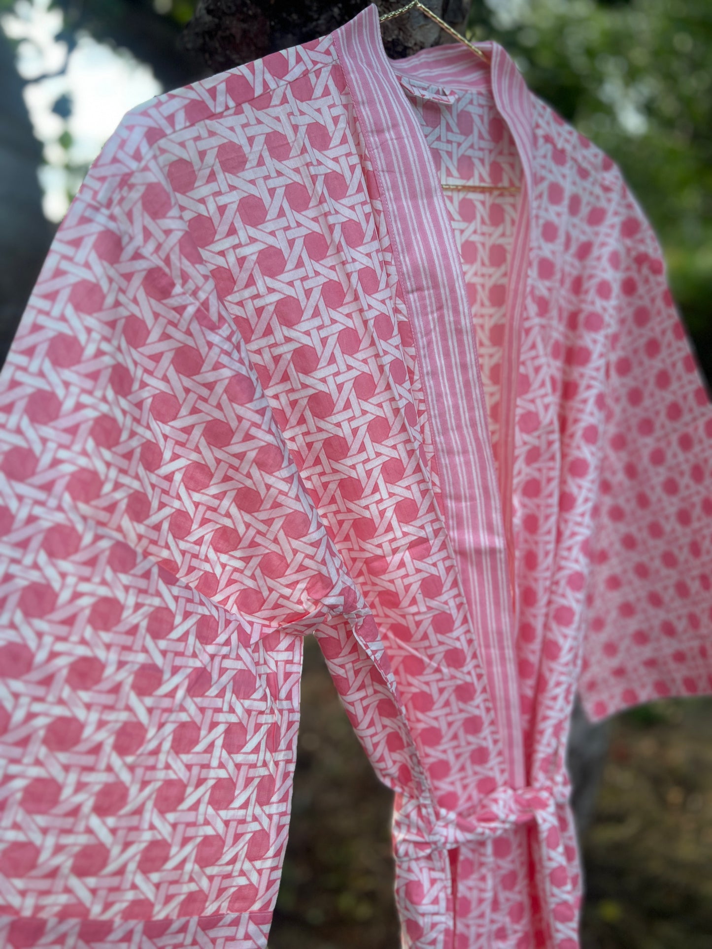 Pretty in Pink Cotton Gown