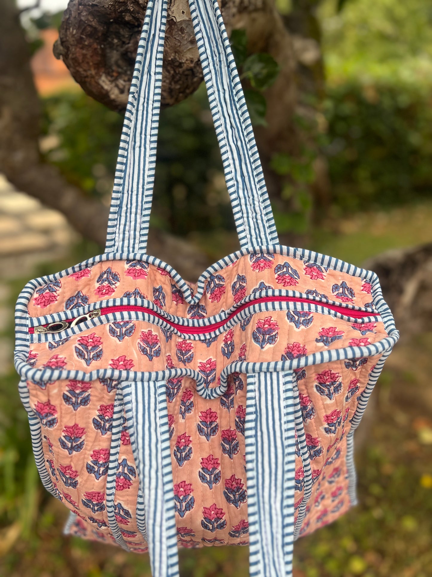 Peachy Pink Tote
