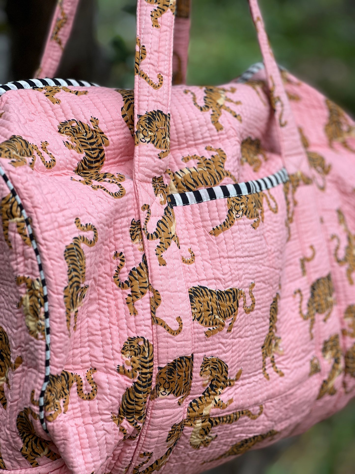 Pink Tiger Power Weekend Bag