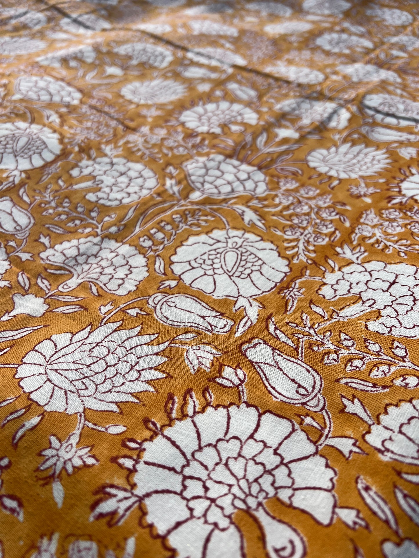 Turmeric Carnation Table Cloth