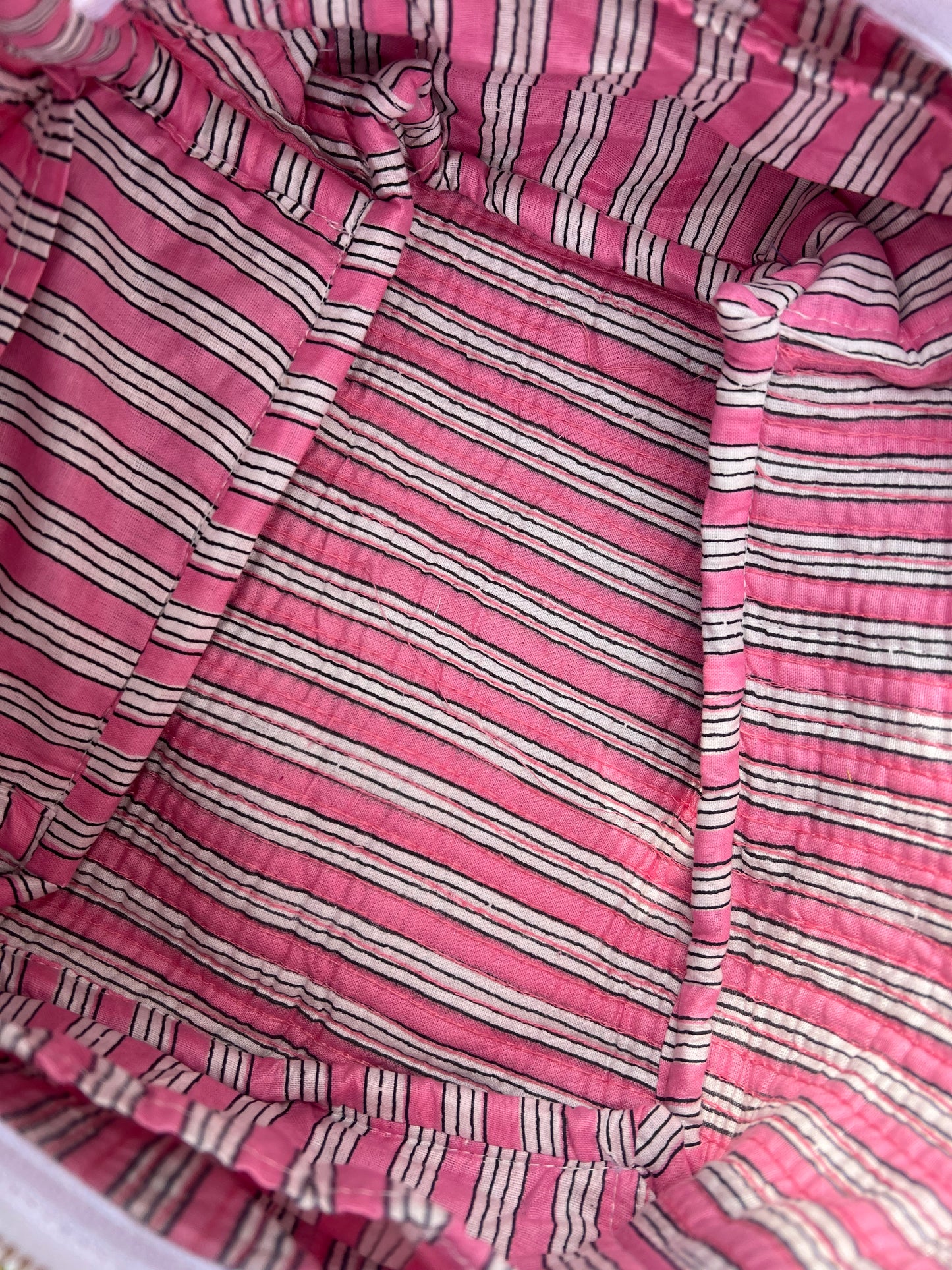 Pink Floral Makeup Case