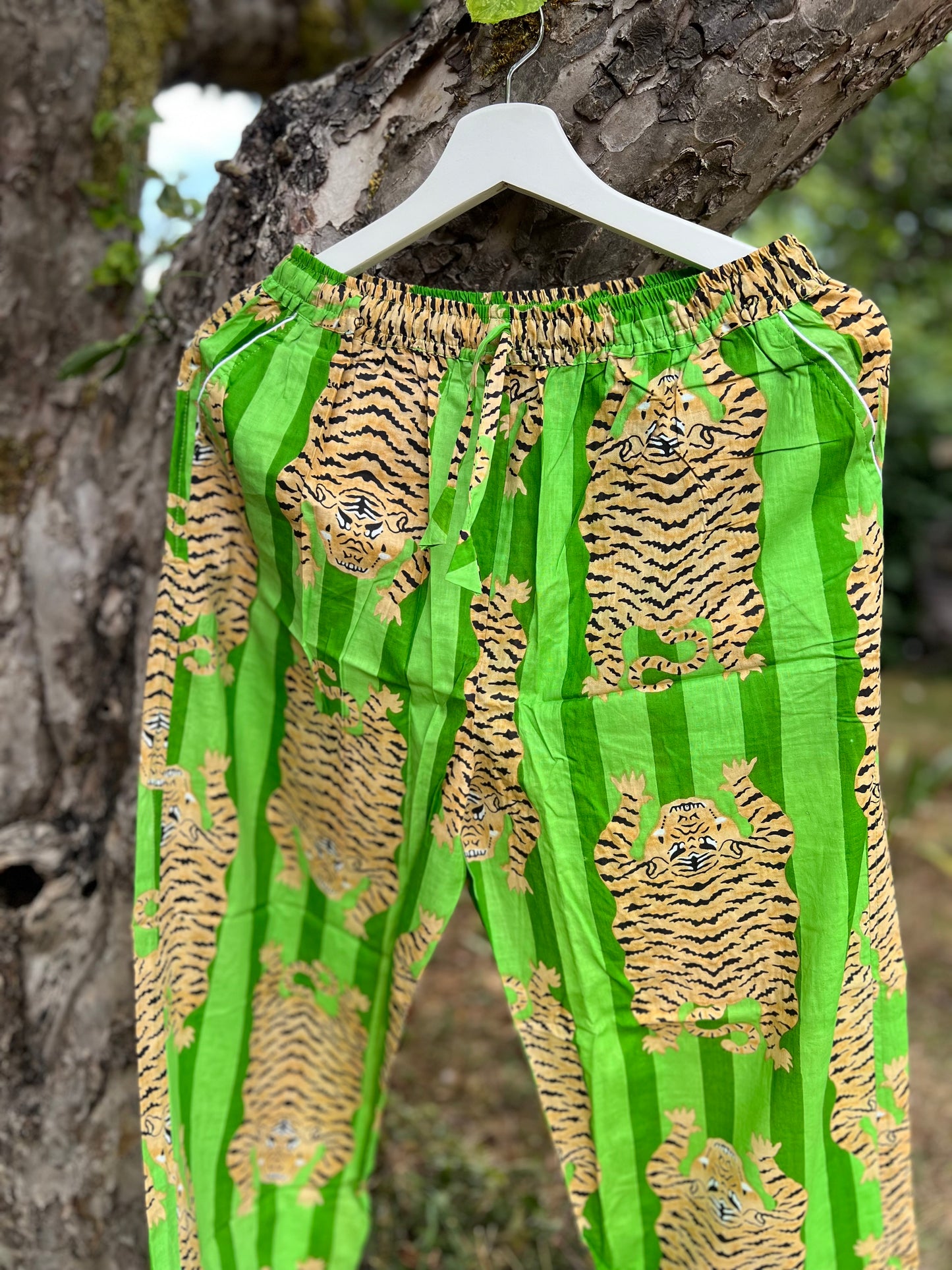 Green Tiger Long Pyjamas