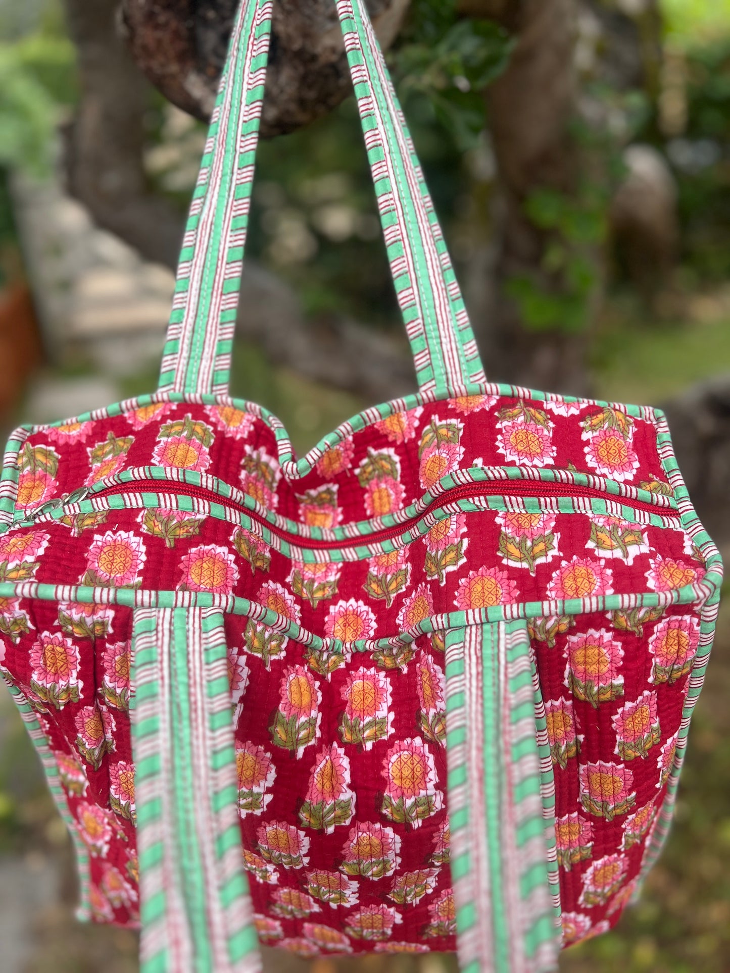 Saffron Red Tote