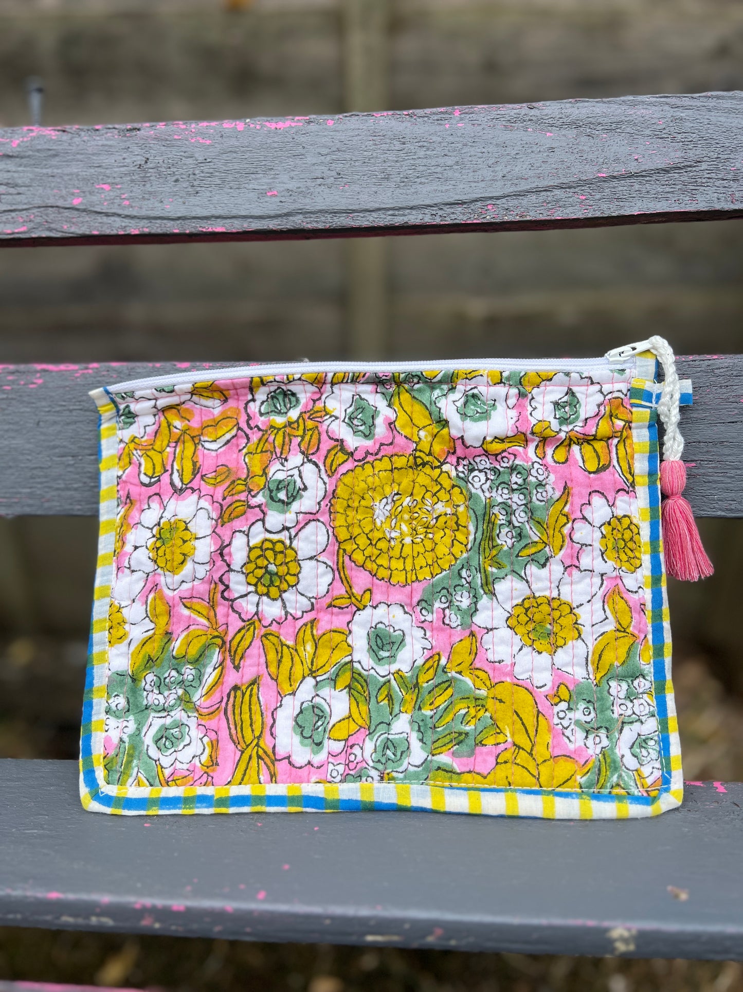 Zipped Cotton Pouch