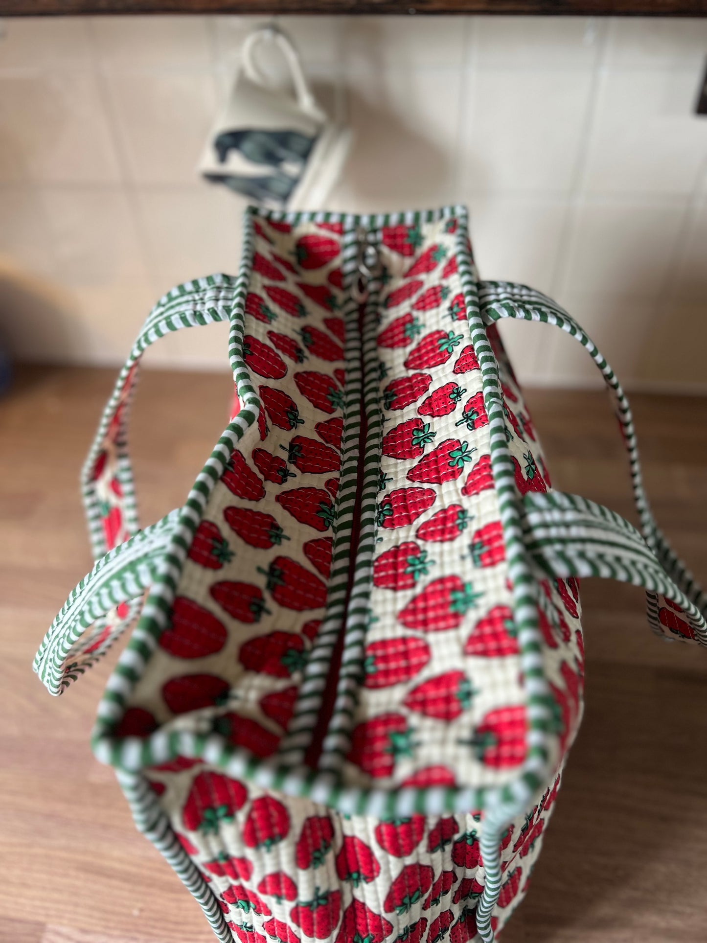 Strawberry Mini Tote Bag