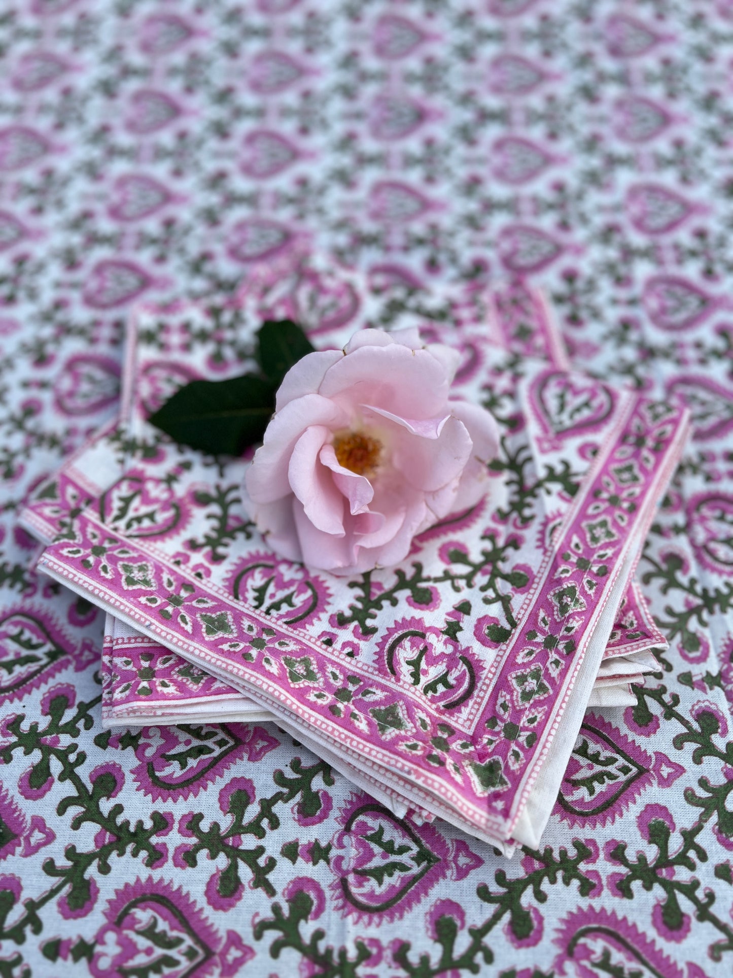 Hearts of Love Table Cloth