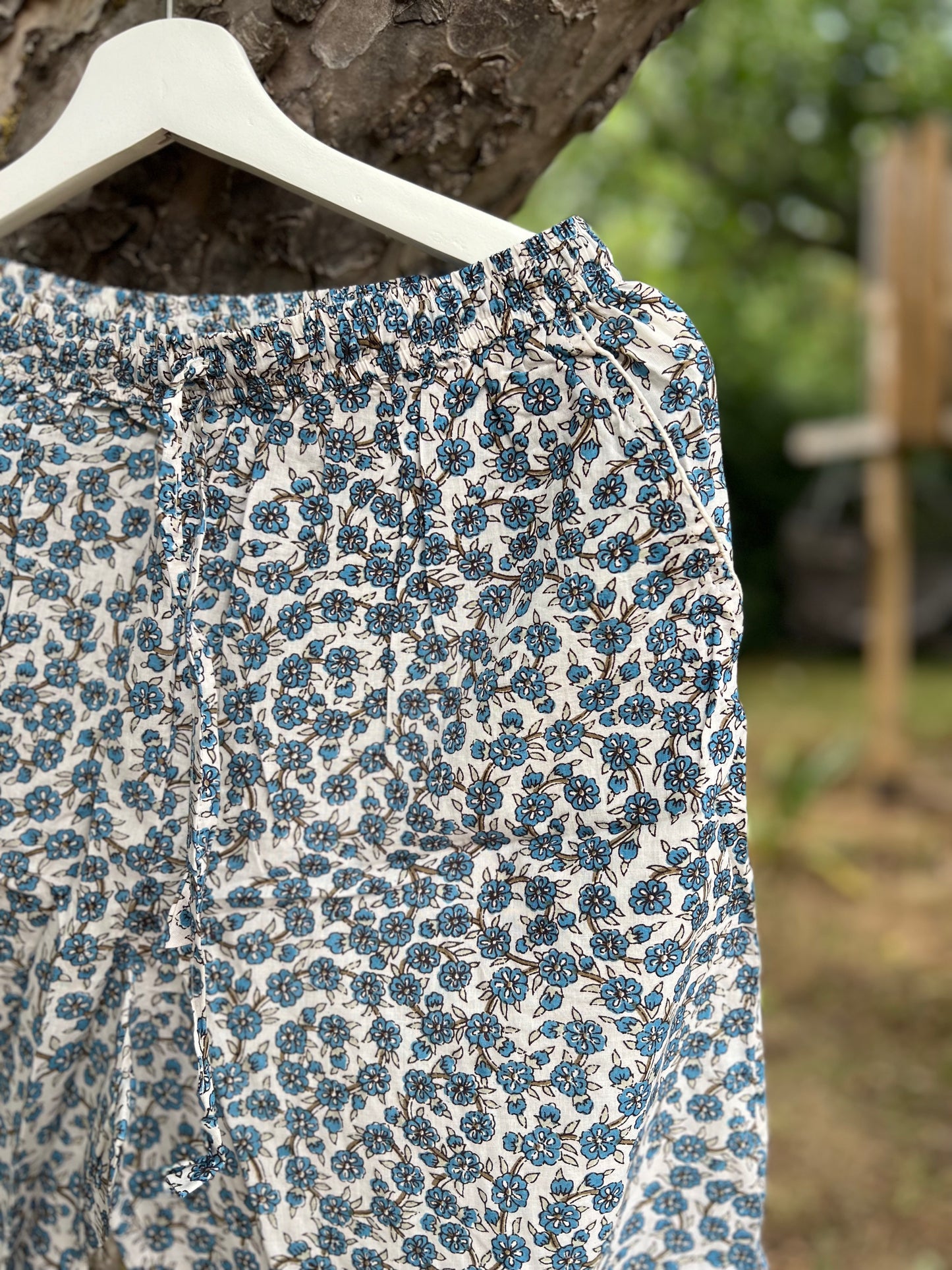 Blue FloralPyjamas