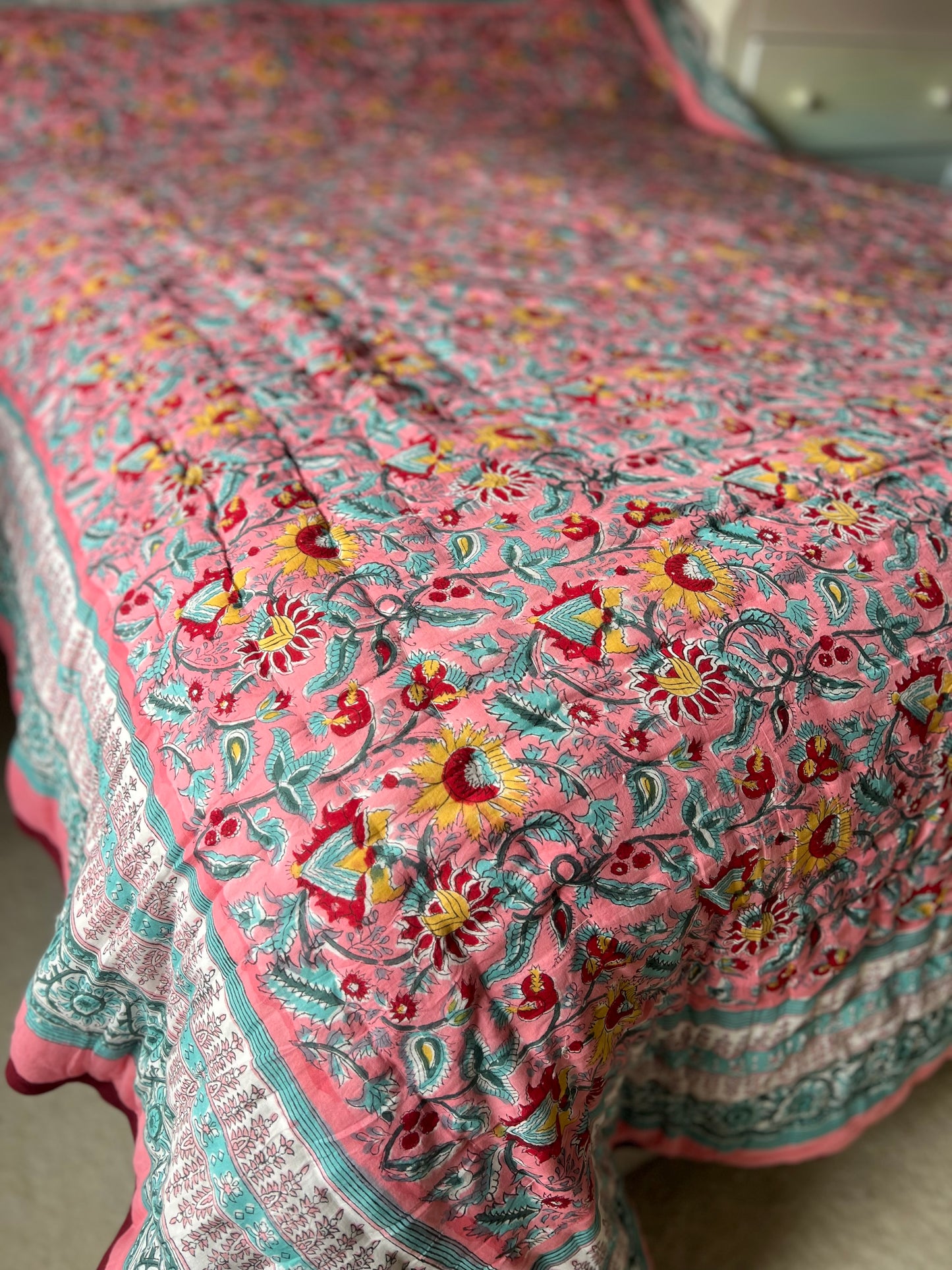 Pondicherry Peony Reversible Quilt