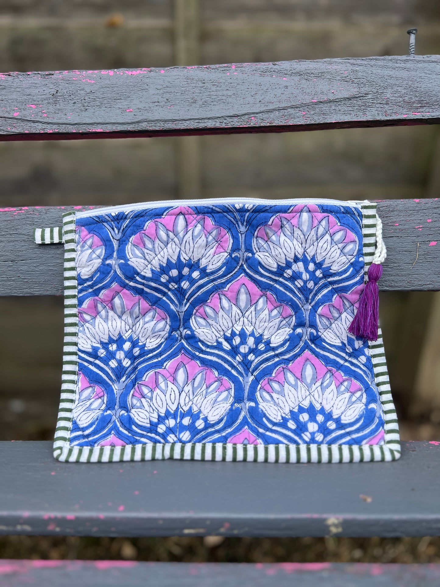 Zipped Cotton Pouch