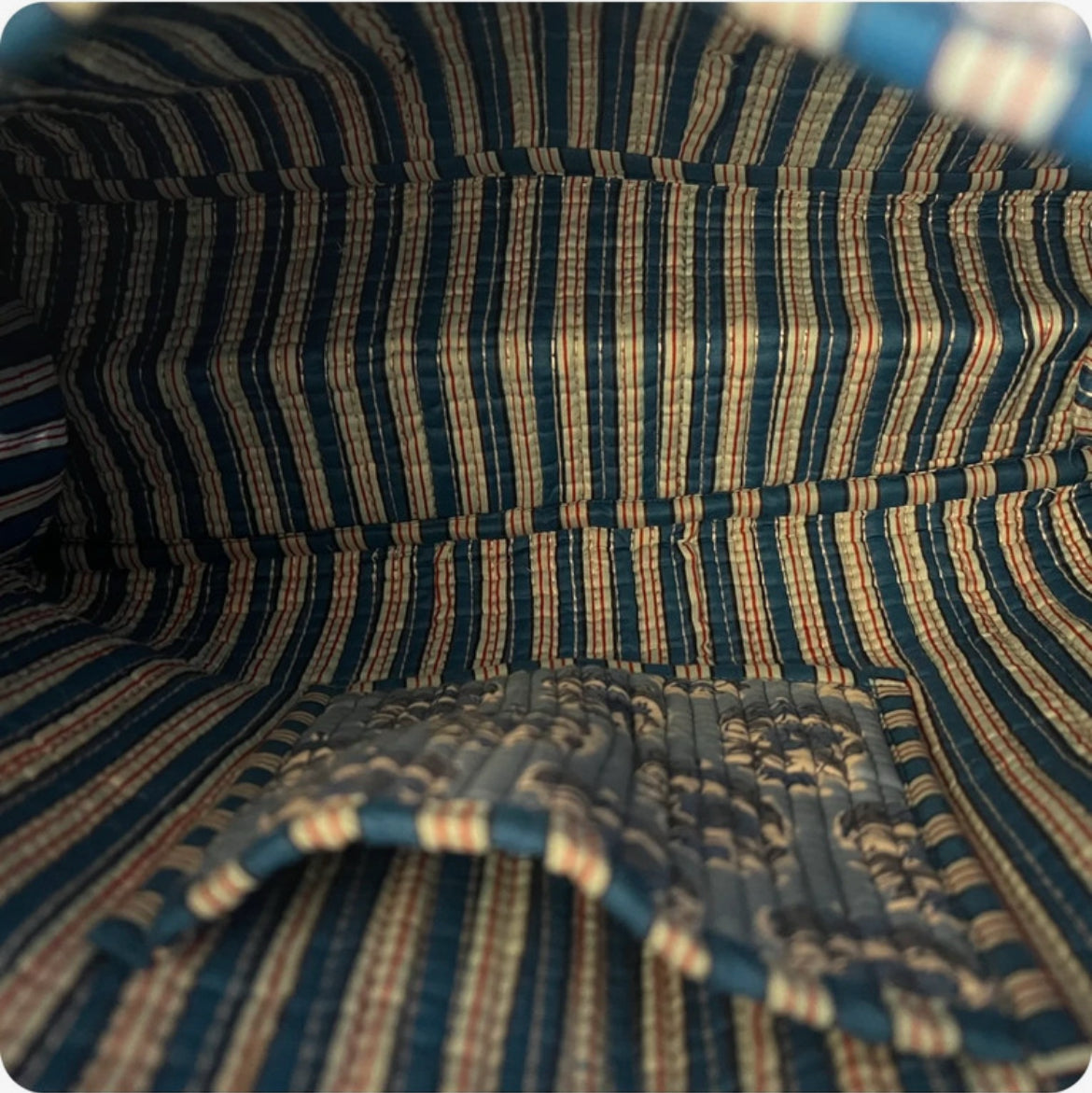 Mini Tote Bag - Blue