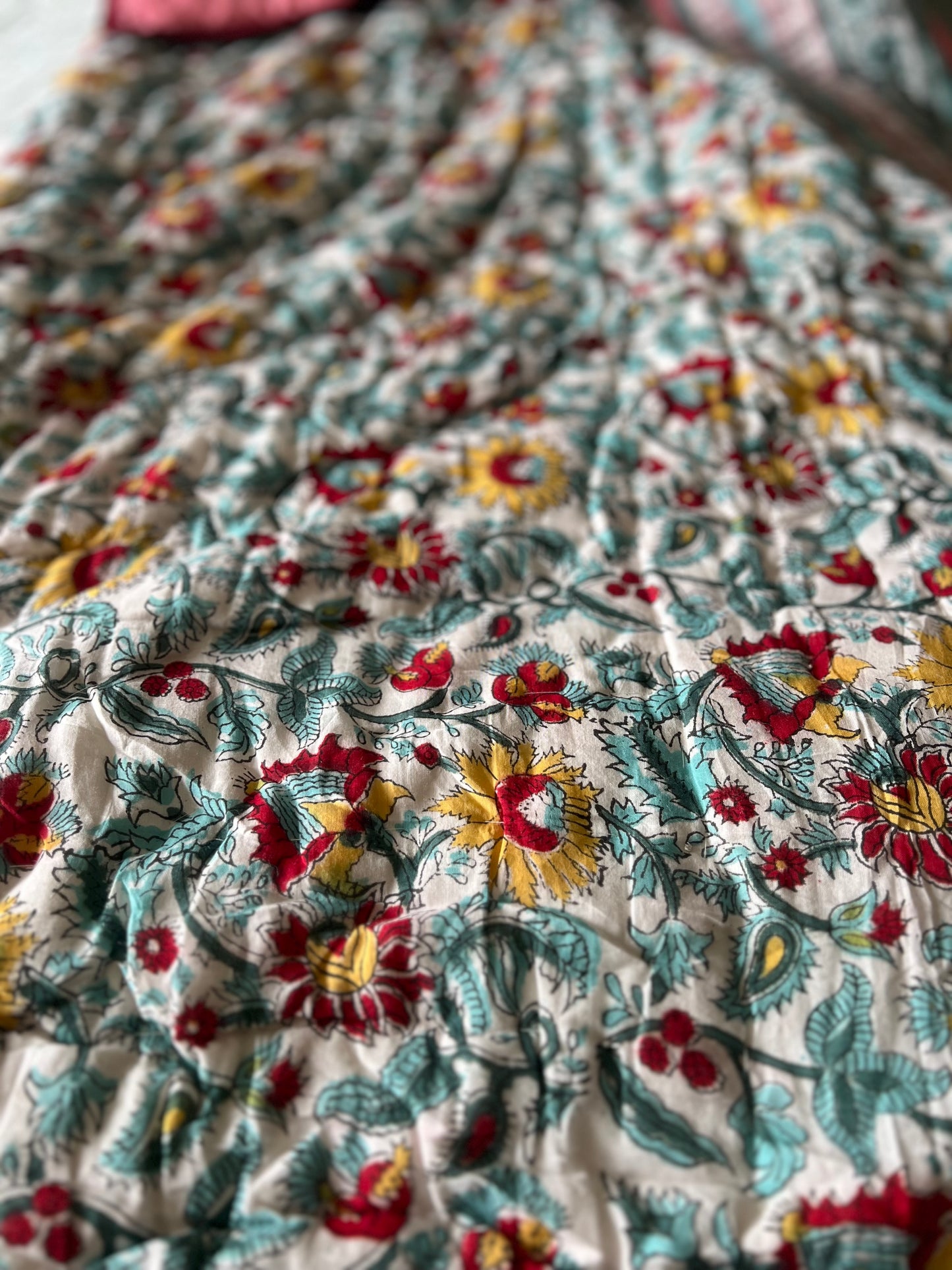 Pondicherry Peony Reversible Quilt