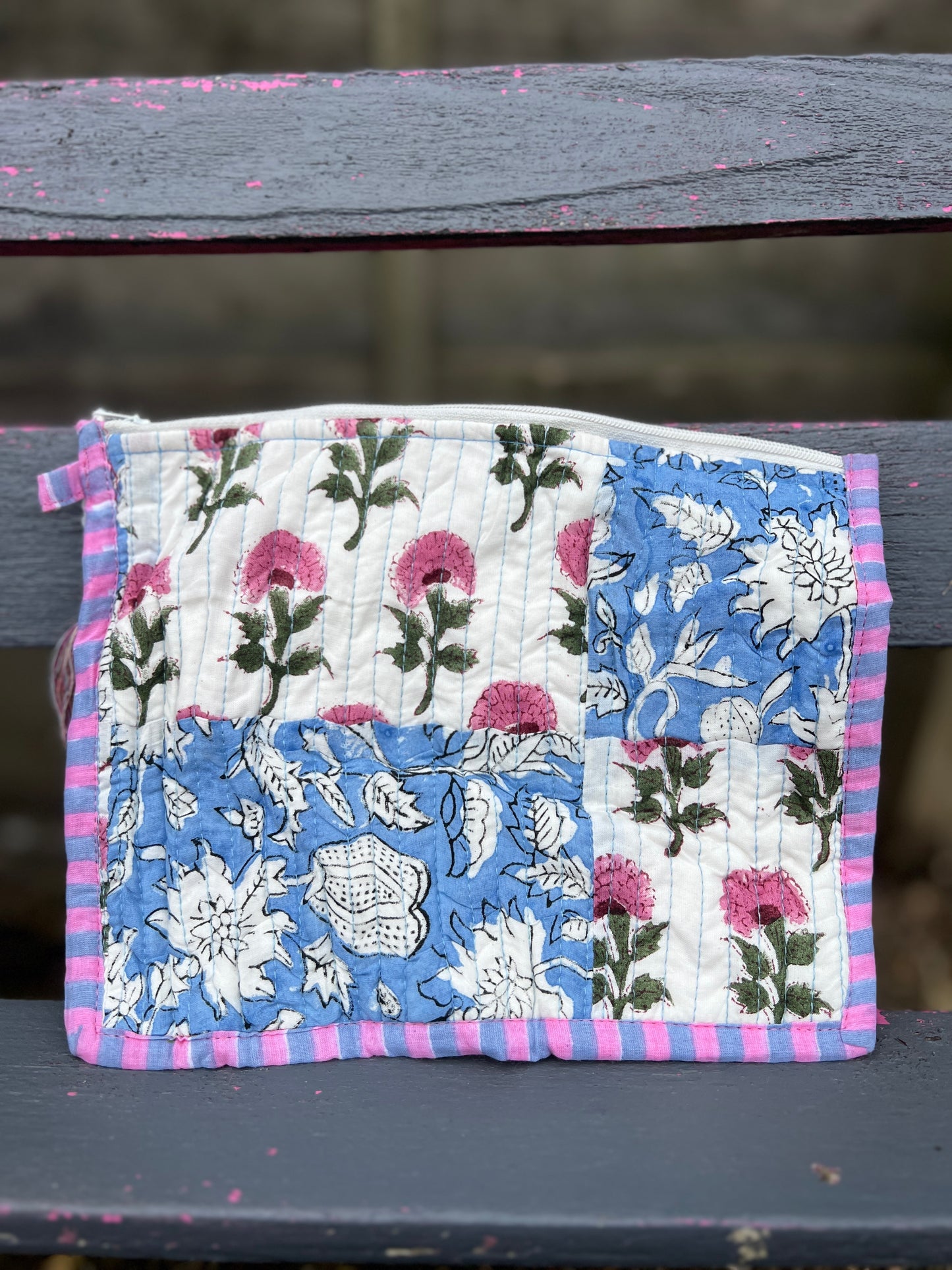 Zipped Cotton Pouch