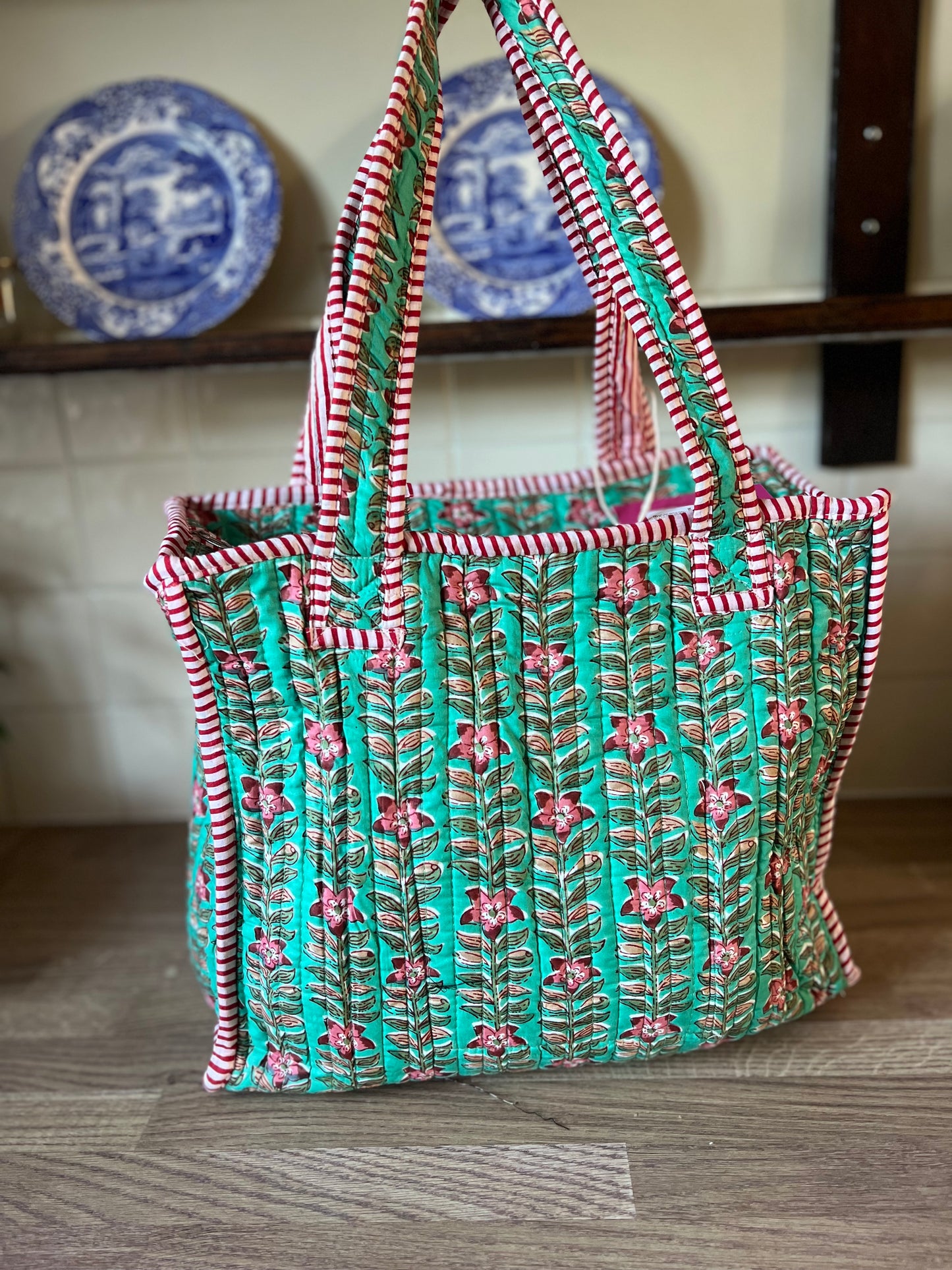 Mini Tote Bag - Tropical Kerala