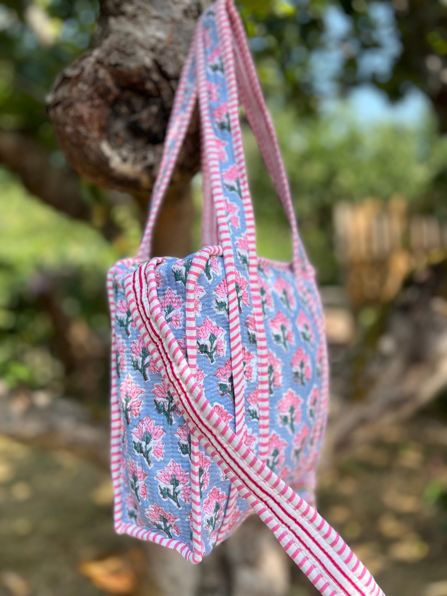 Cornflower Blue Super Mini Tote Bag