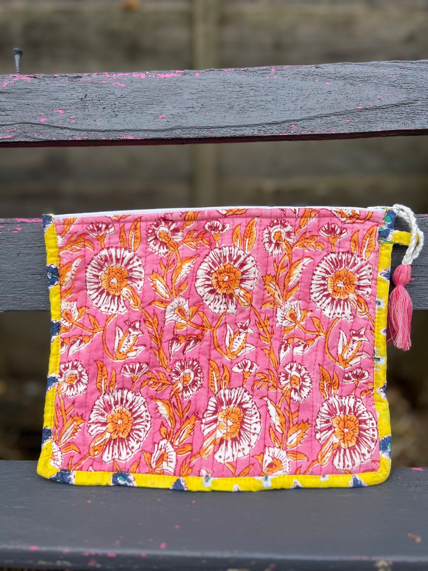 Zipped Cotton Pouch