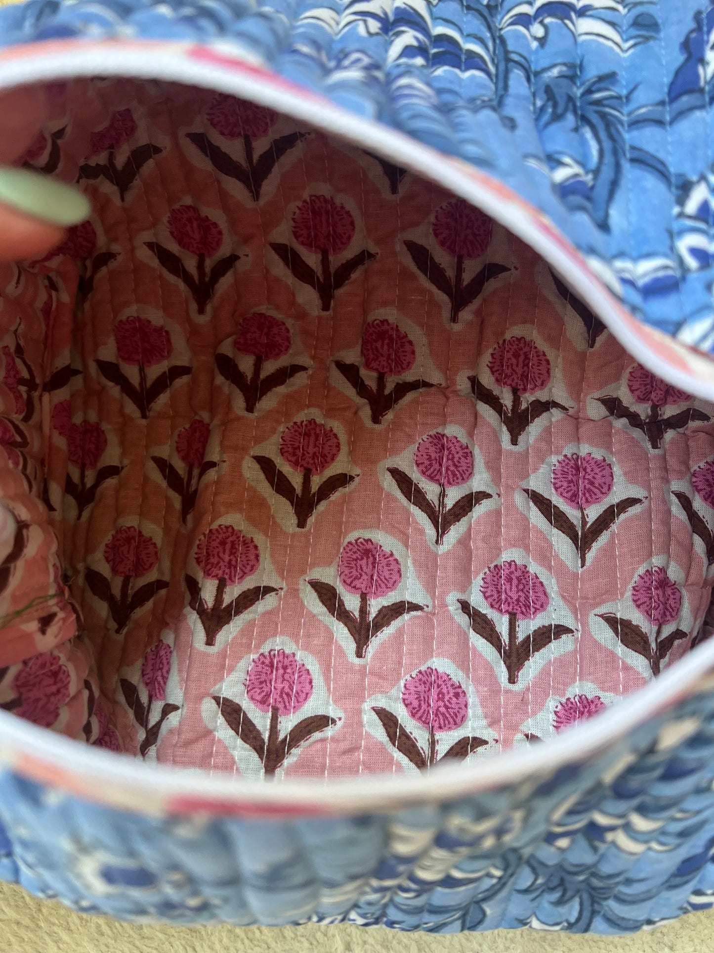 Cotton Makeup Bag
