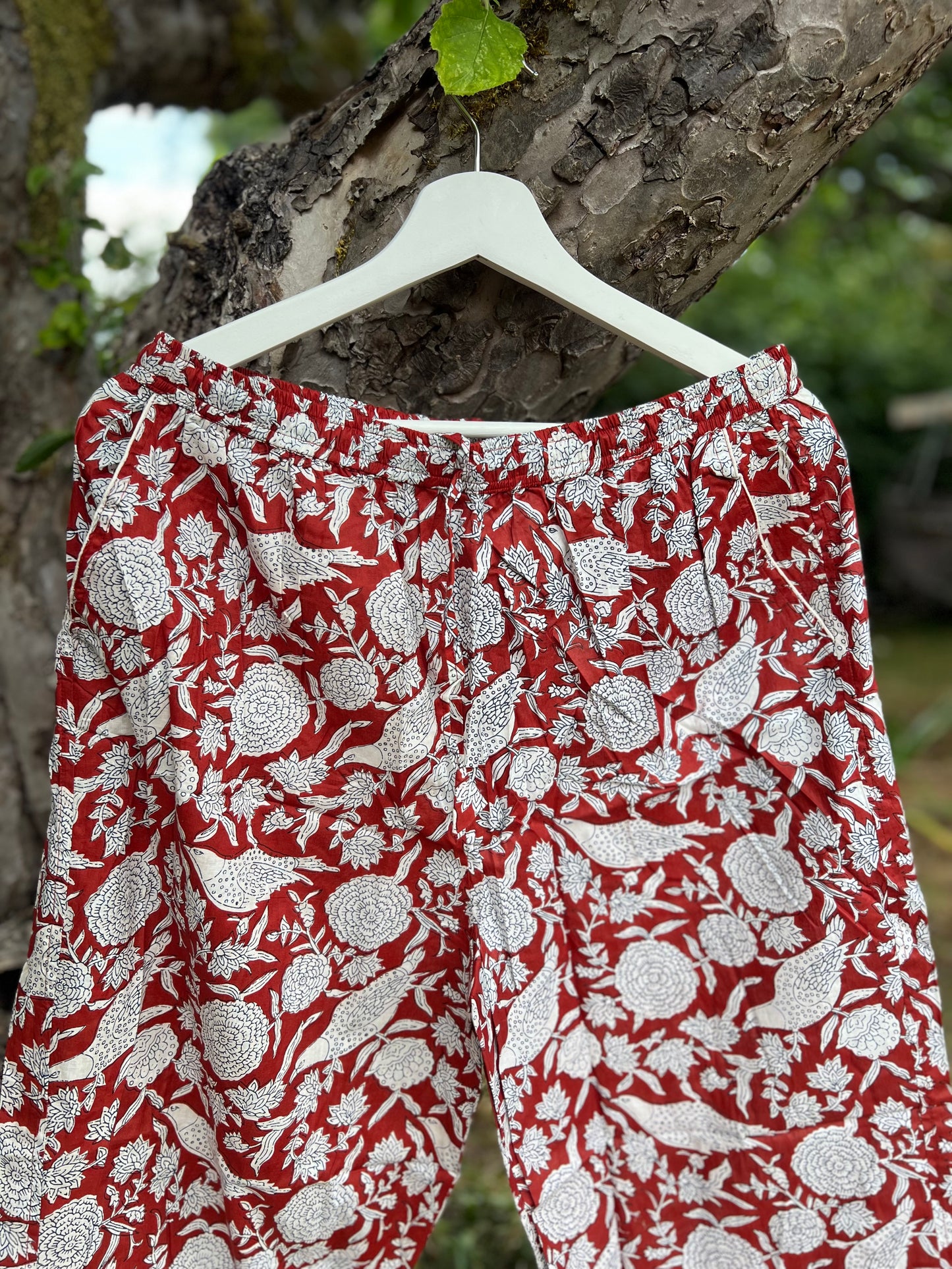 Red Birds Long Pyjamas