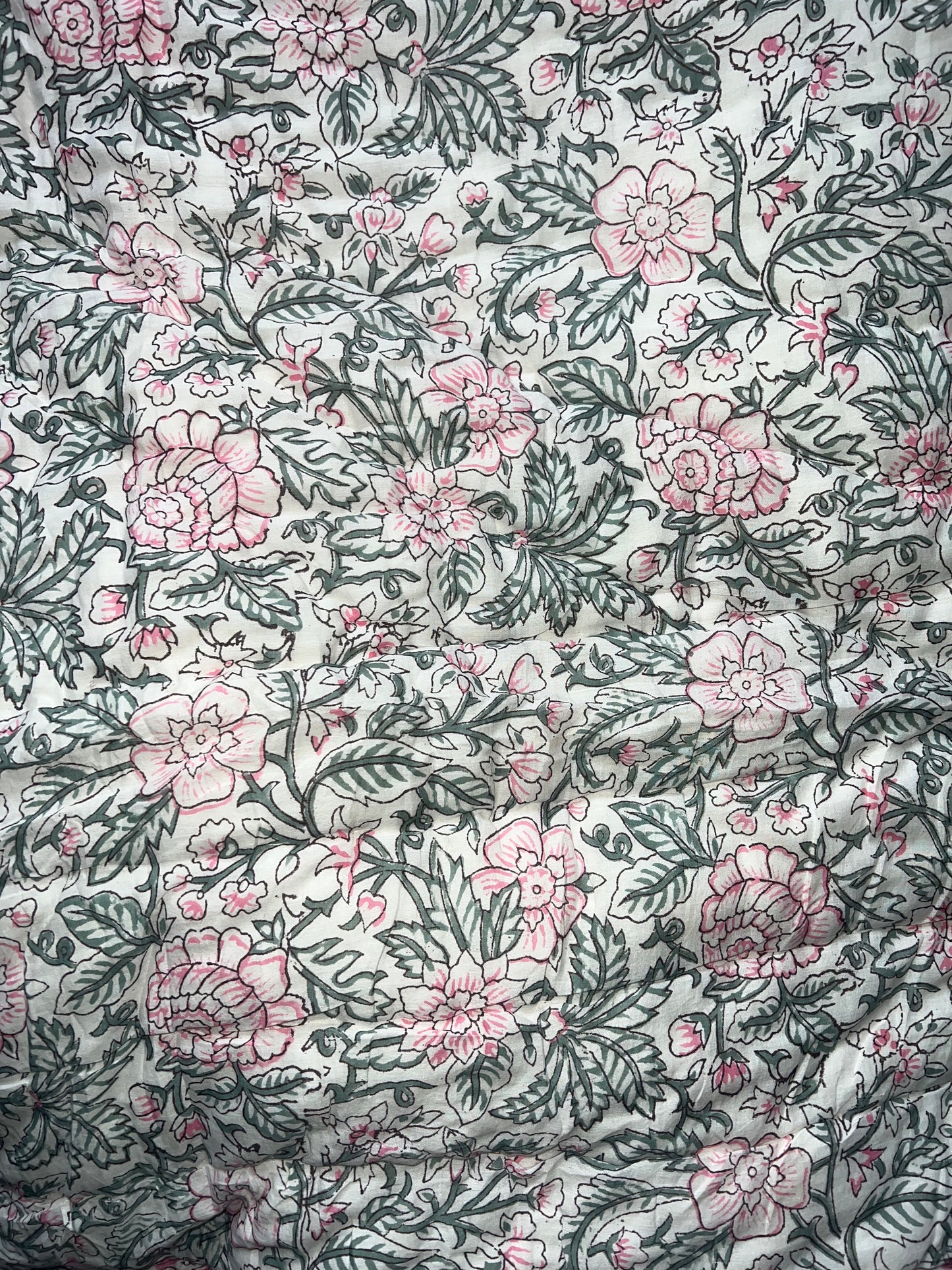 “Agra” Blockprint Reversible Quilt