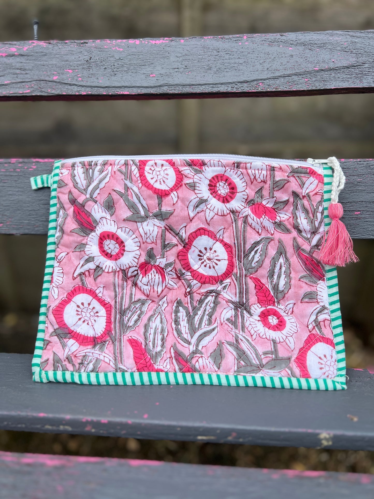 Zipped Cotton Pouch