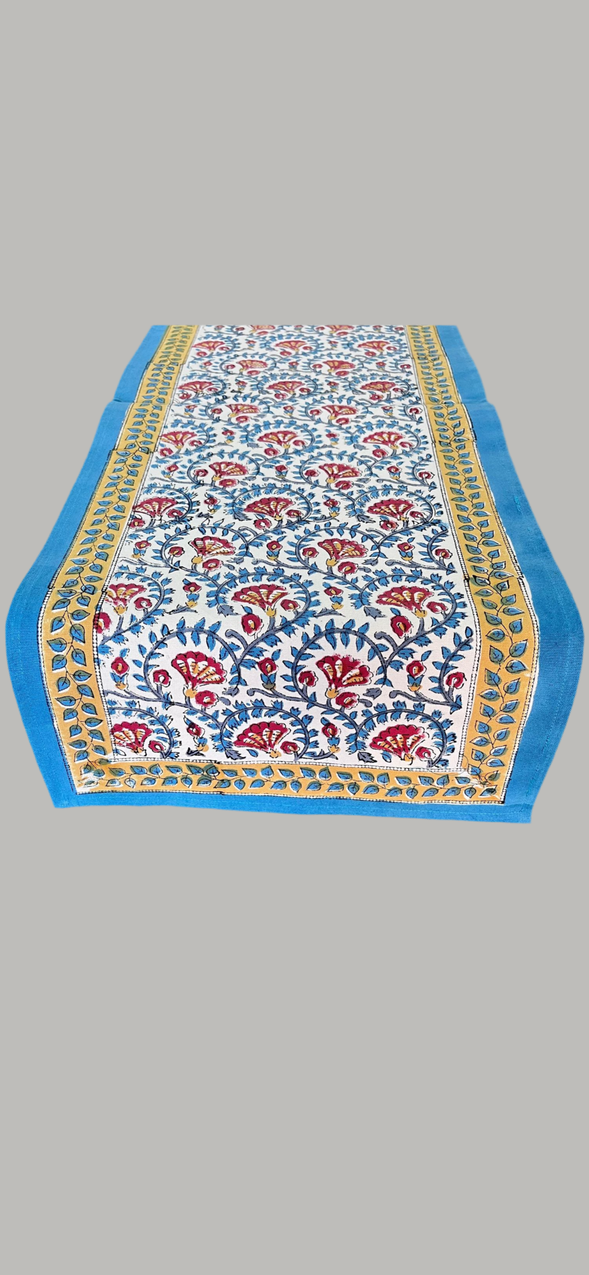 Blockprint Table Runner