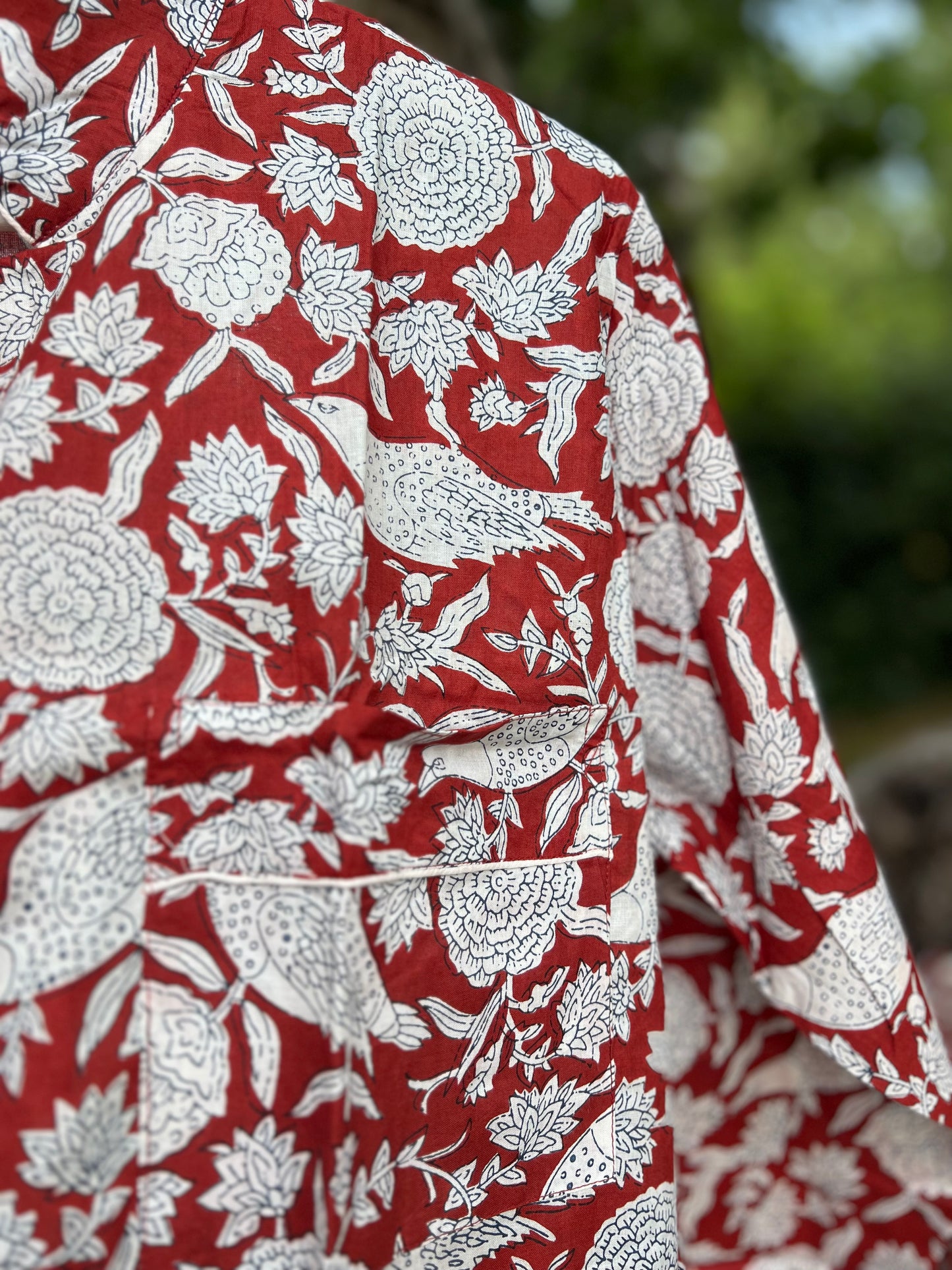 Red Birds Long Pyjamas