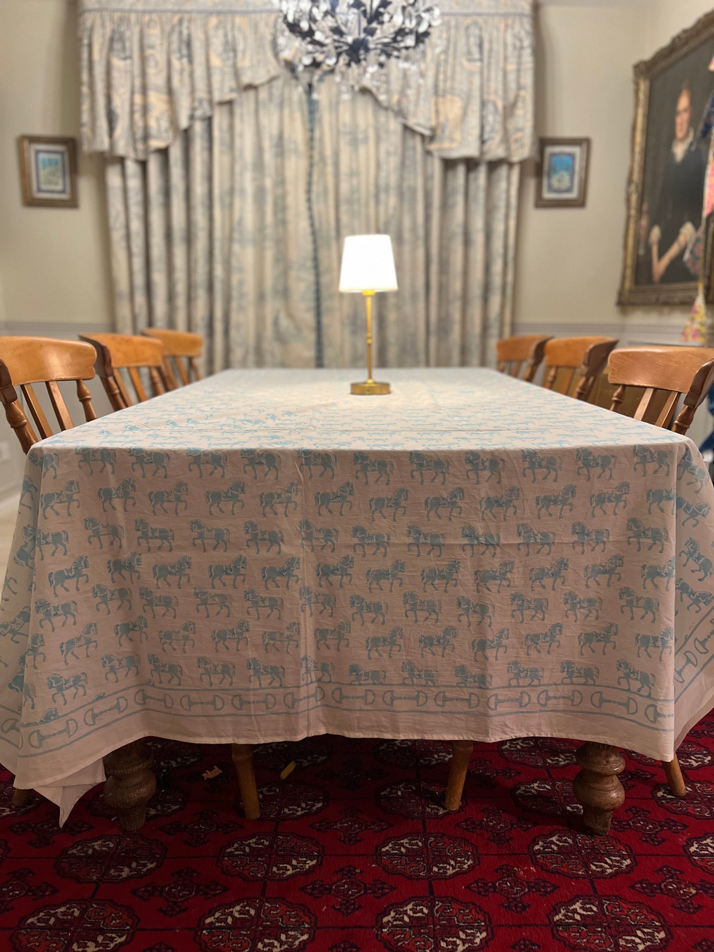 Trotting Horse - Dusty Blue