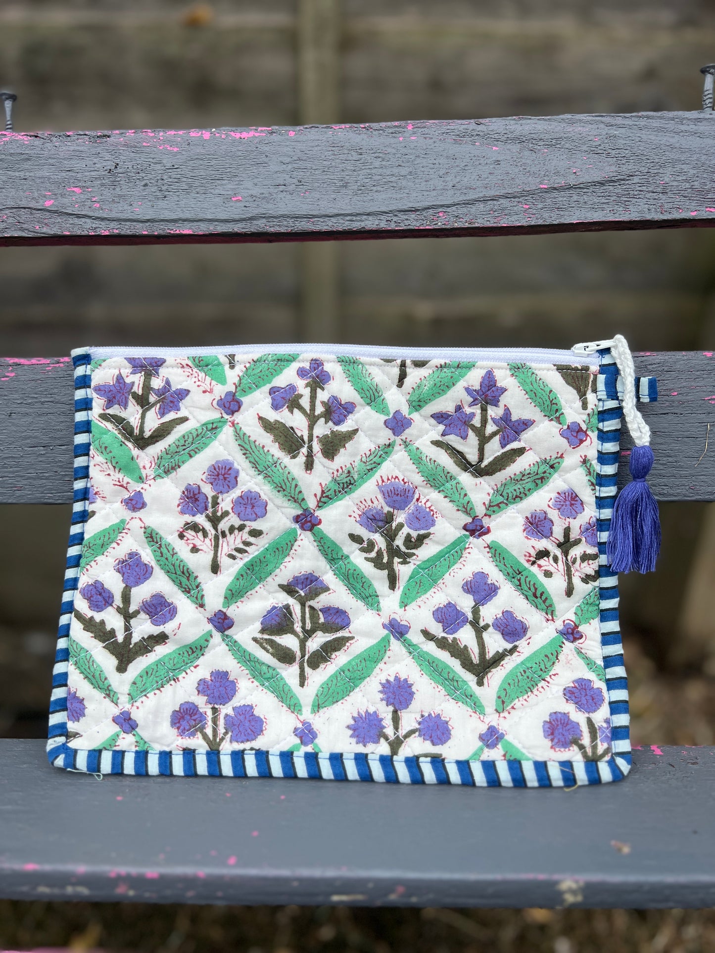 Zipped Cotton Pouch