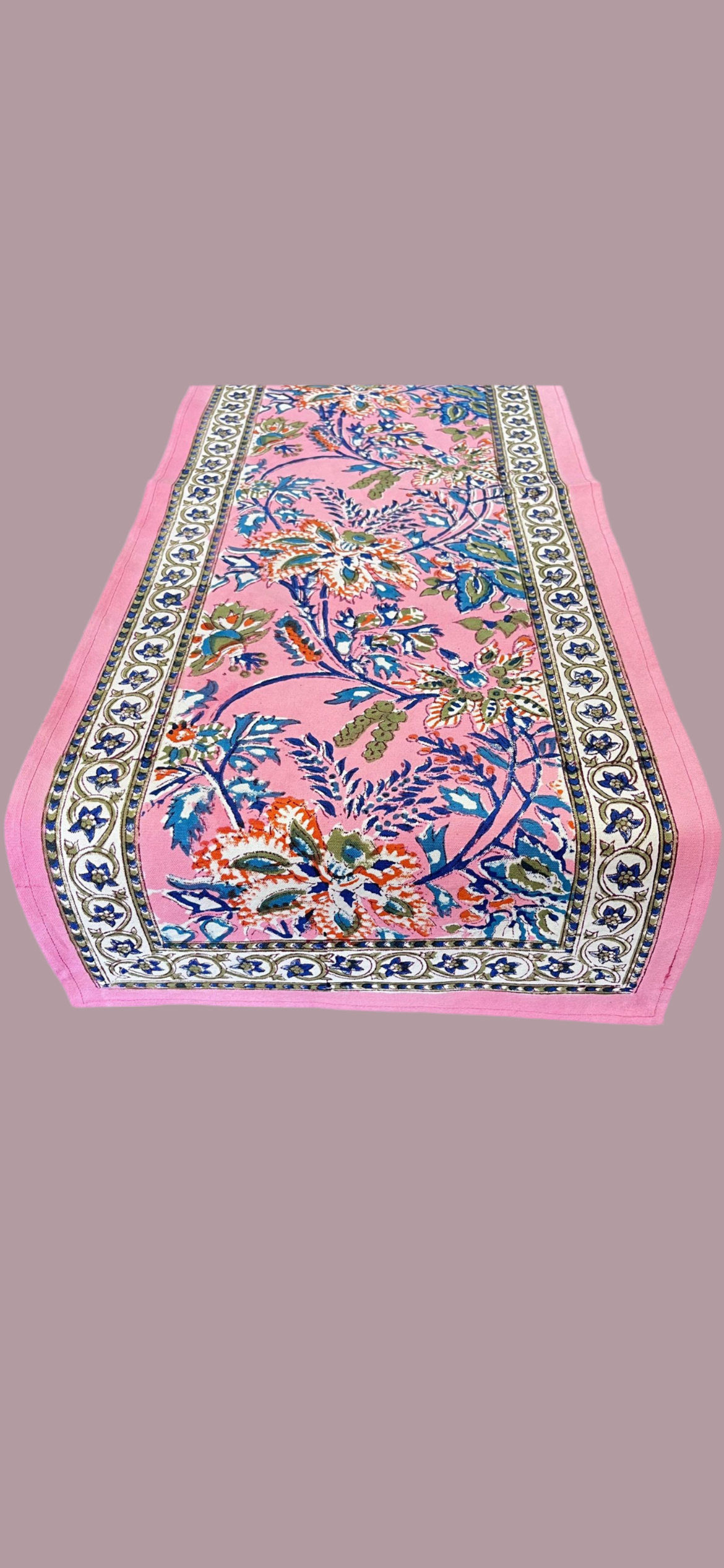 Blockprint Table Runner