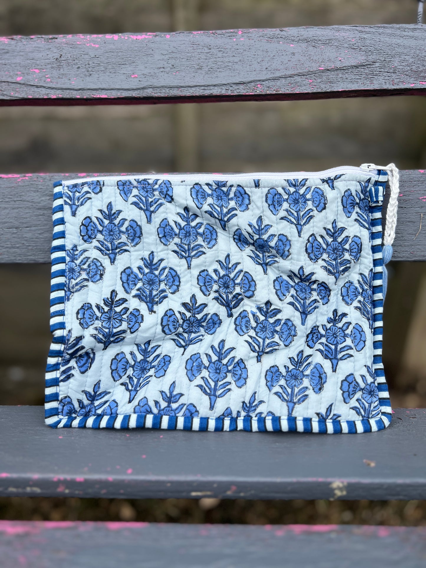 Zipped Cotton Pouch