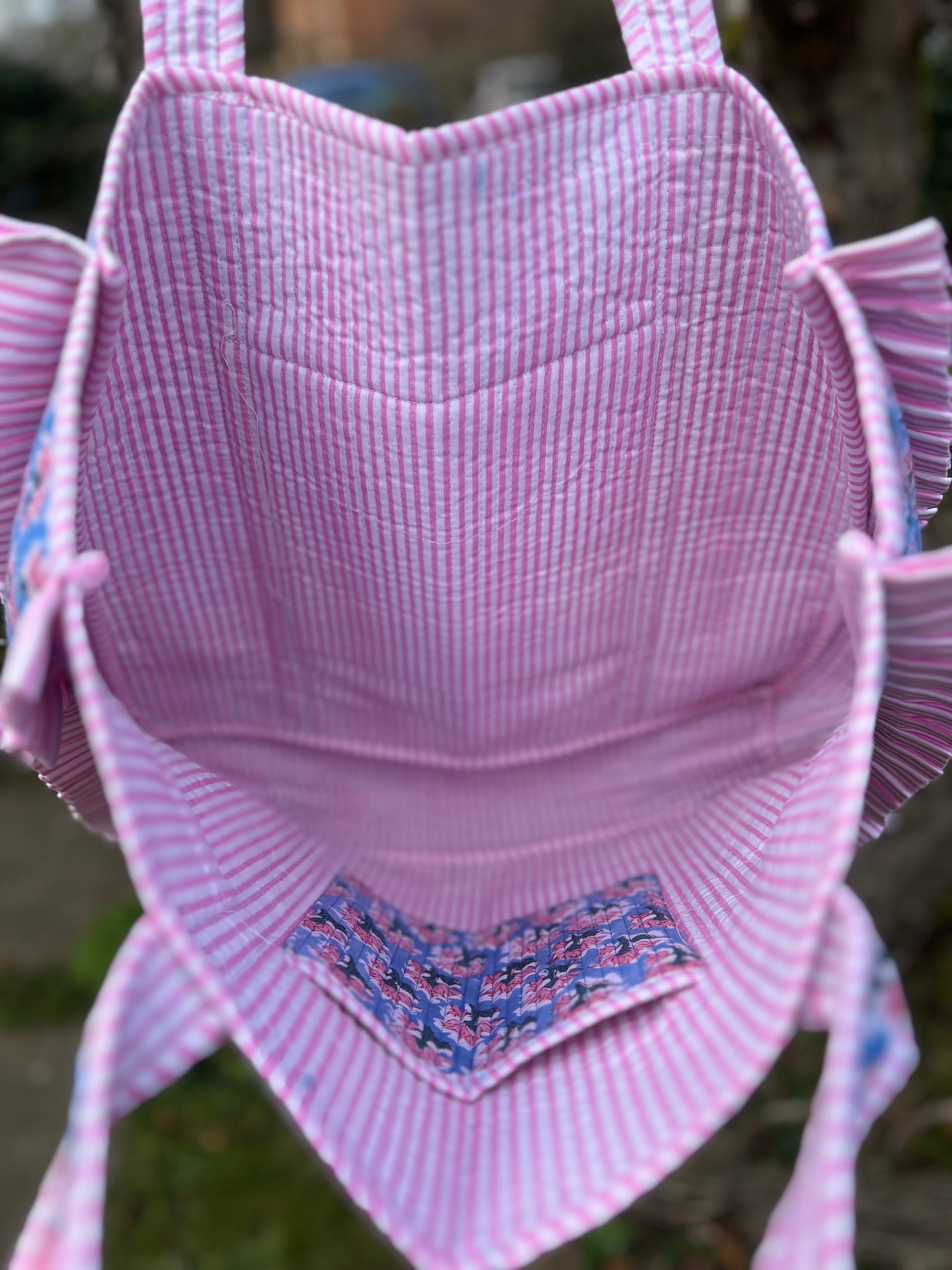 Sky Blue Tote Bag