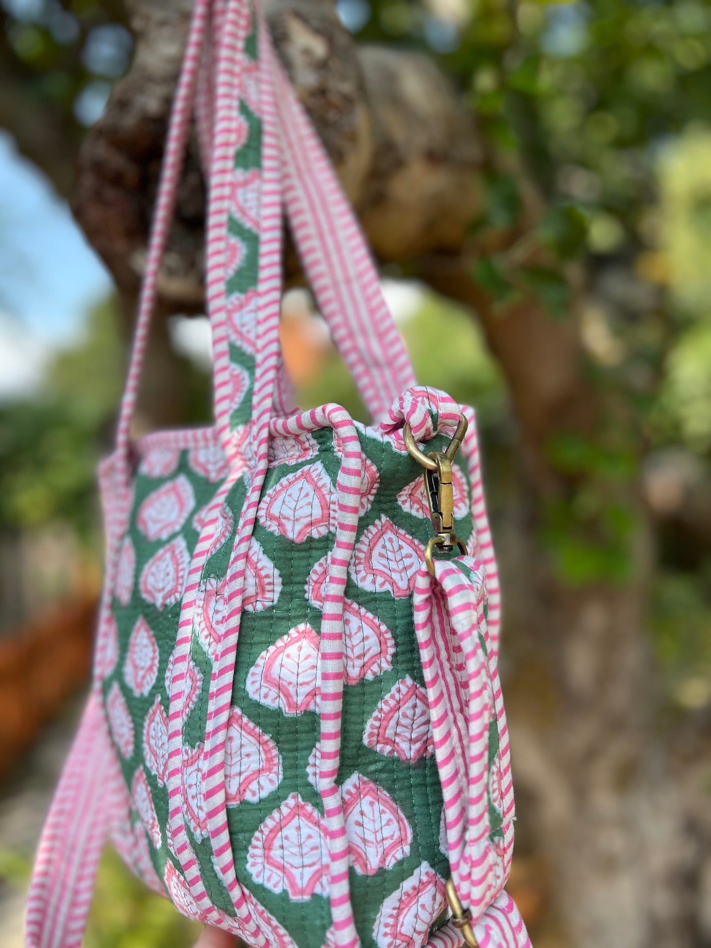 Emerald Green Super Mini Tote Bag
