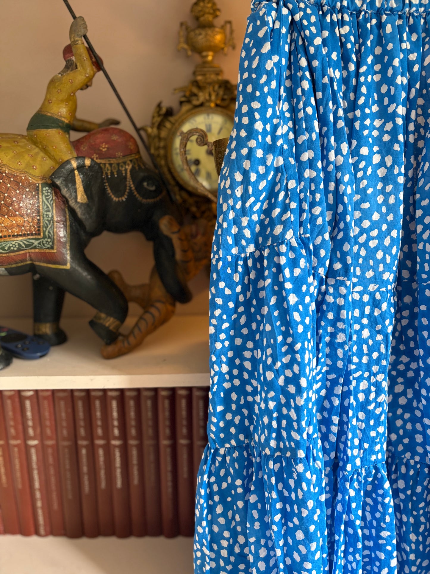 Bambi Cotton Skirt - Bombay Blue