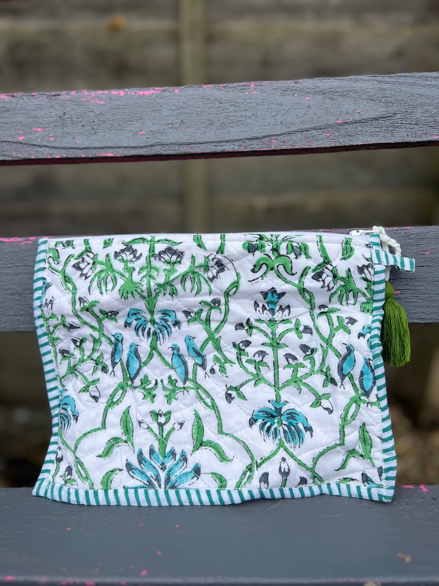 Zipped Cotton Pouch