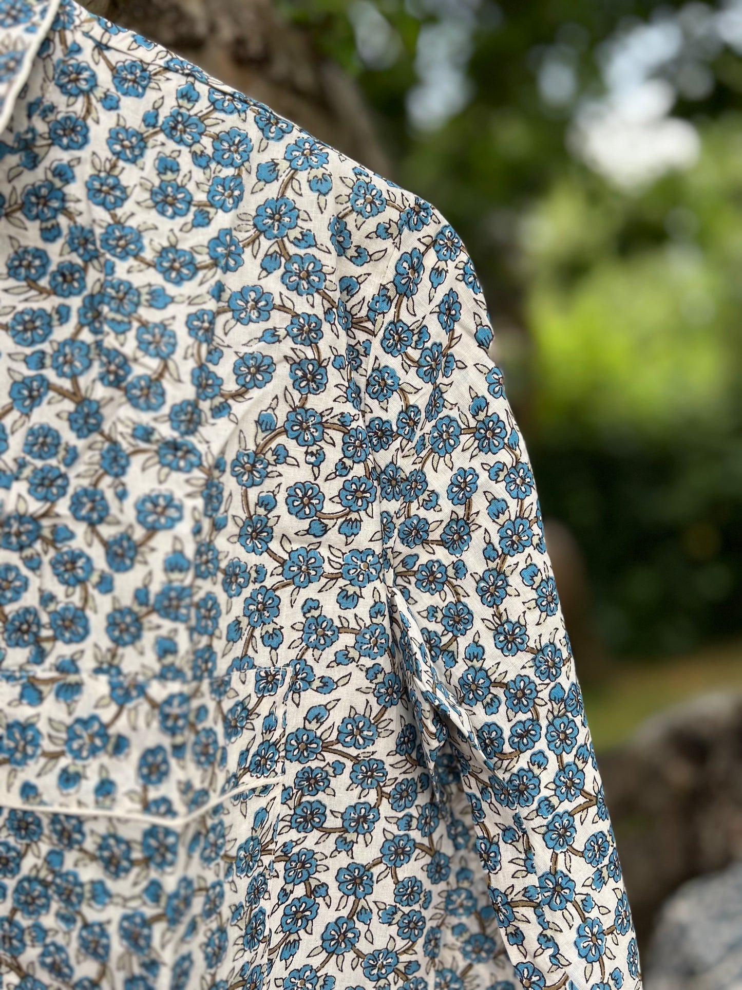 Blue FloralPyjamas