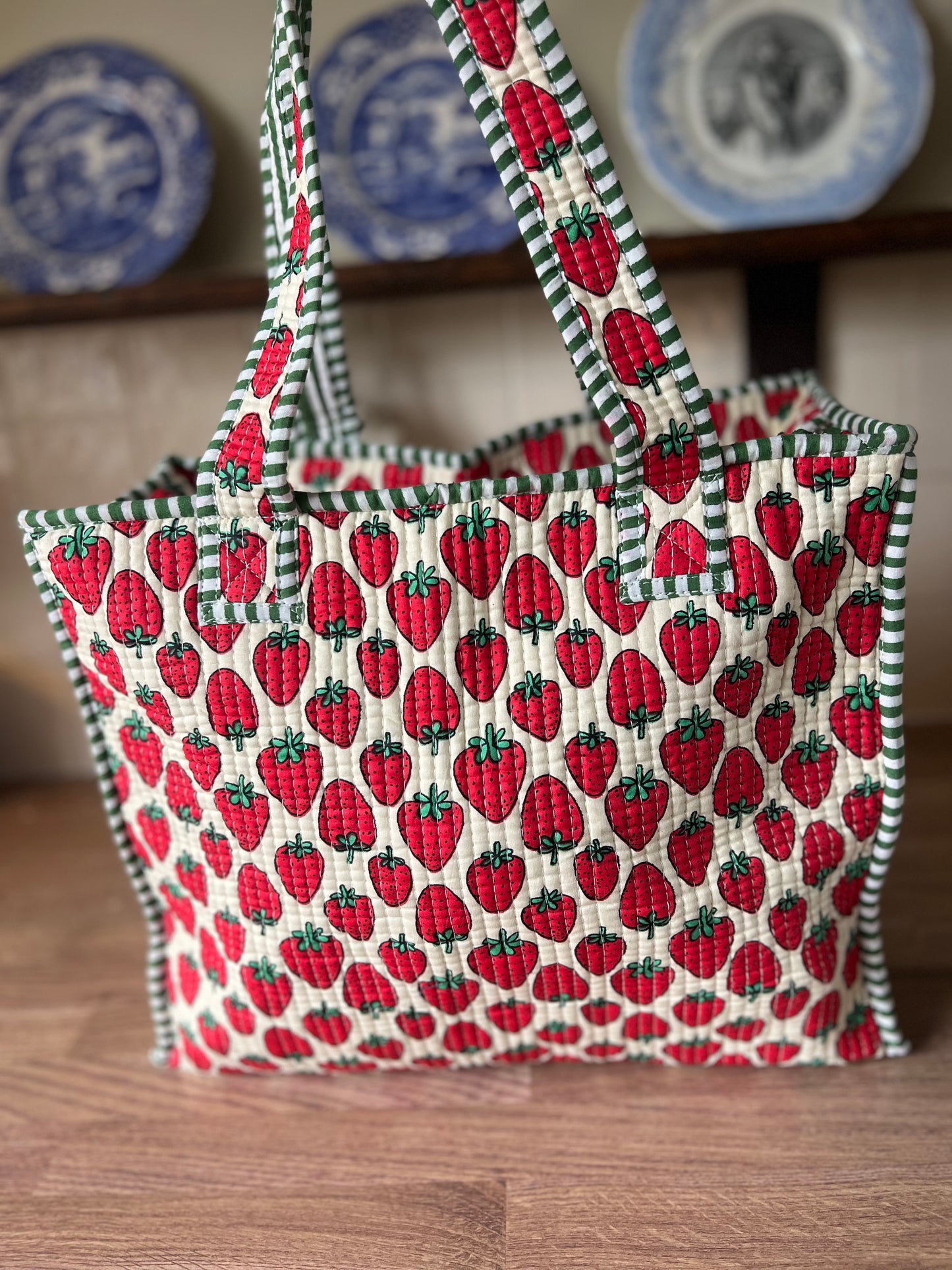 Strawberry Mini Tote Bag