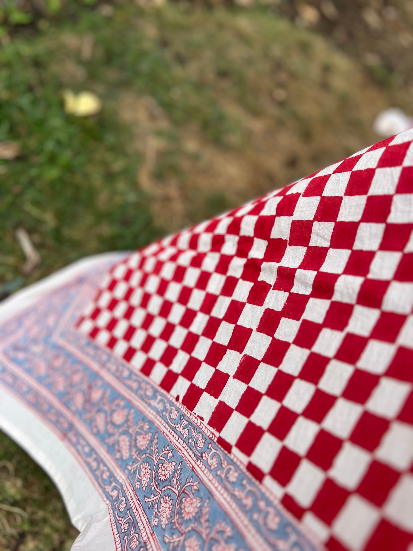 Retro Red Table Cloth