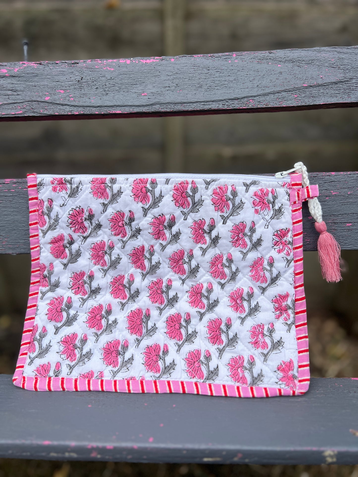 Zipped Cotton Pouch