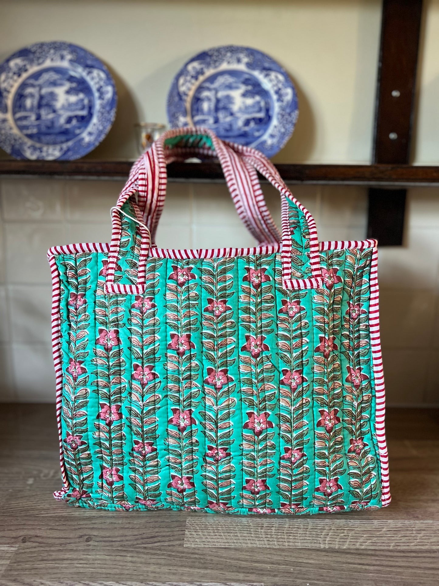 Mini Tote Bag - Tropical Kerala
