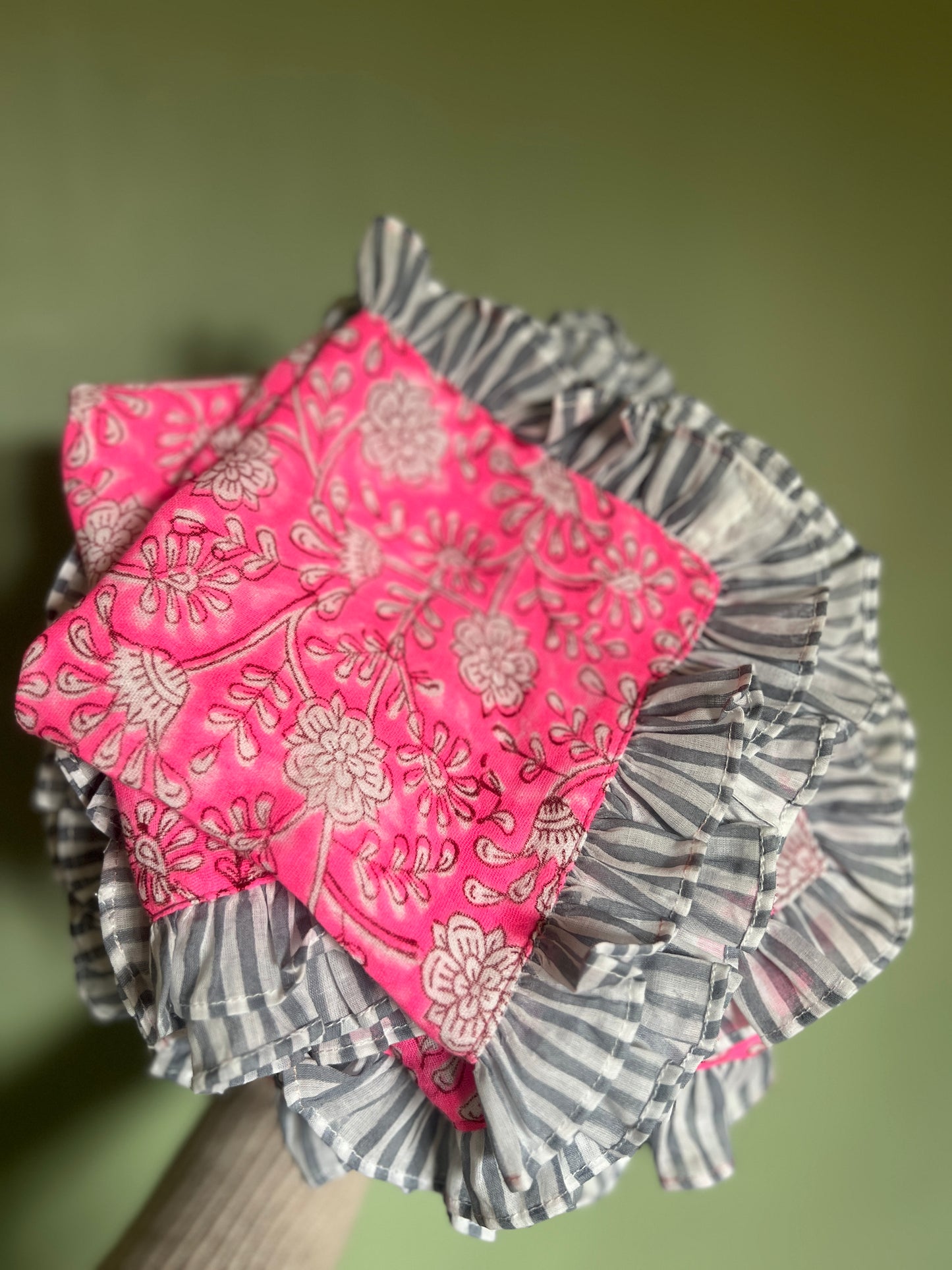 Neon Pink Muslin Facecloth
