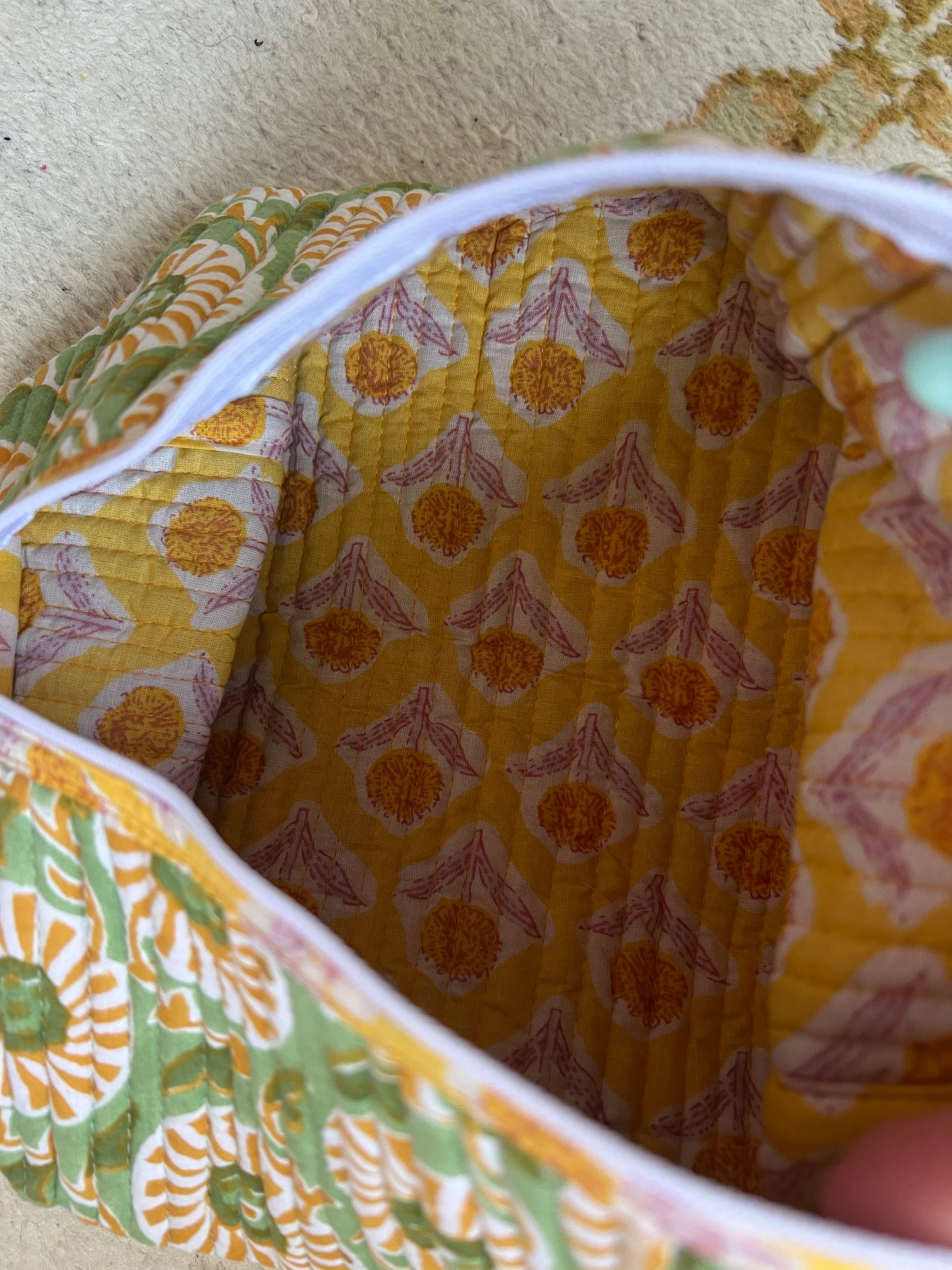 Cotton Makeup Bag