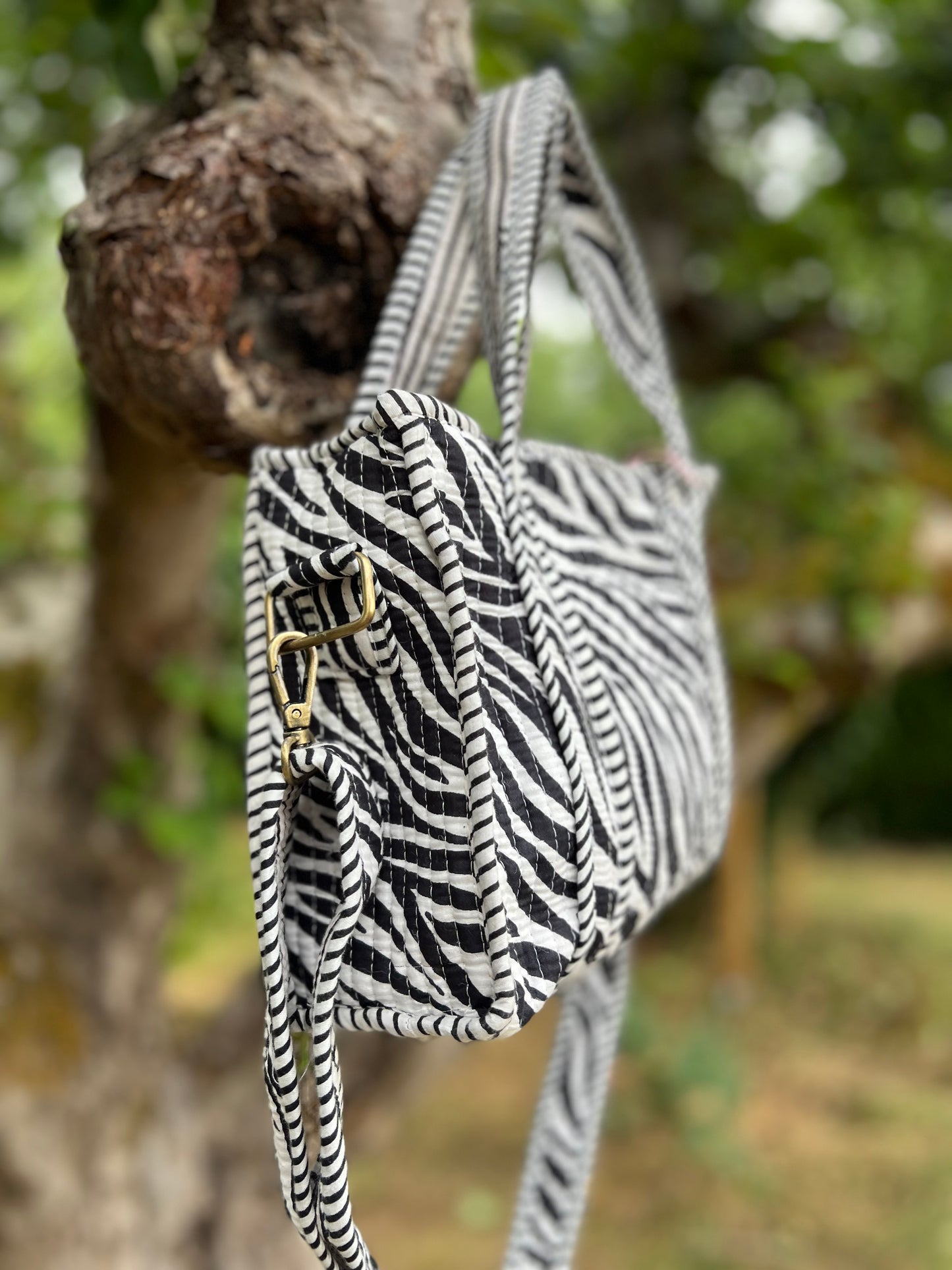Super Mini Tote - Zebra