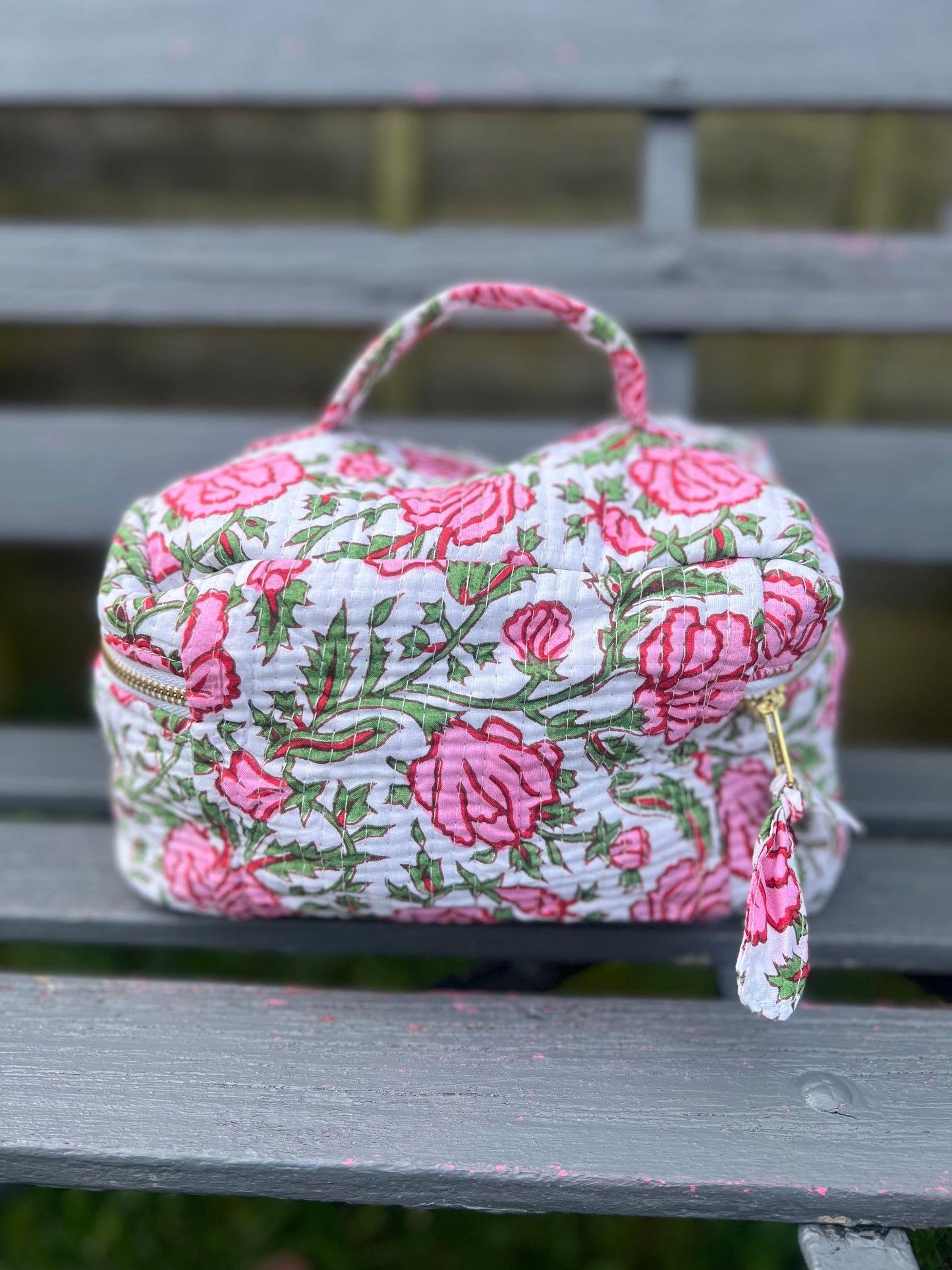 Pink Rose Makeup Case