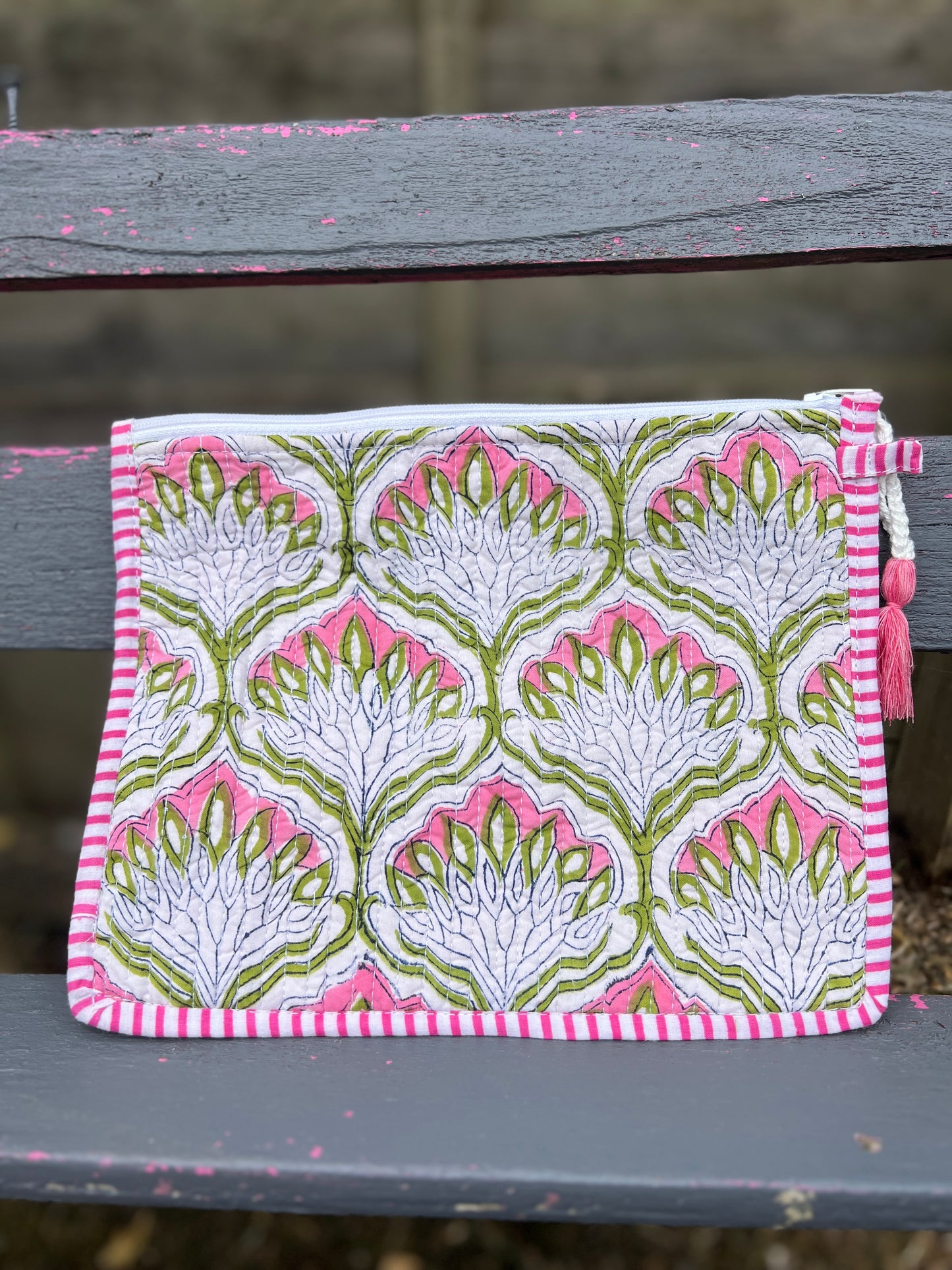 Zipped Cotton Pouch