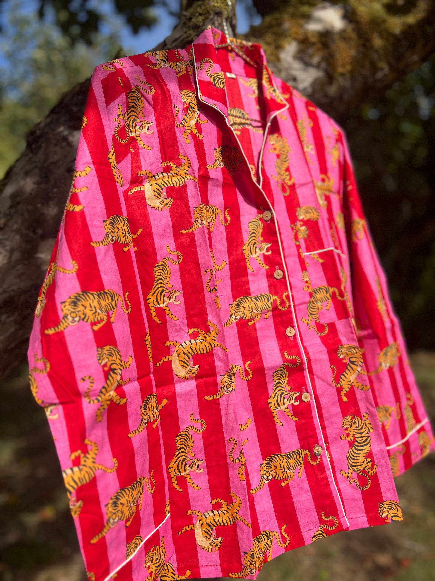 Dancing Tiger Cotton PJs