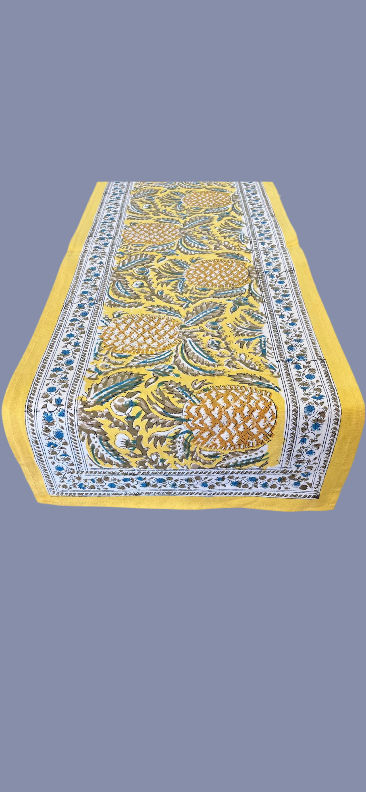 Blockprint Table Runner