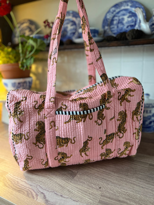 Pink Tiger Power Weekend Bag