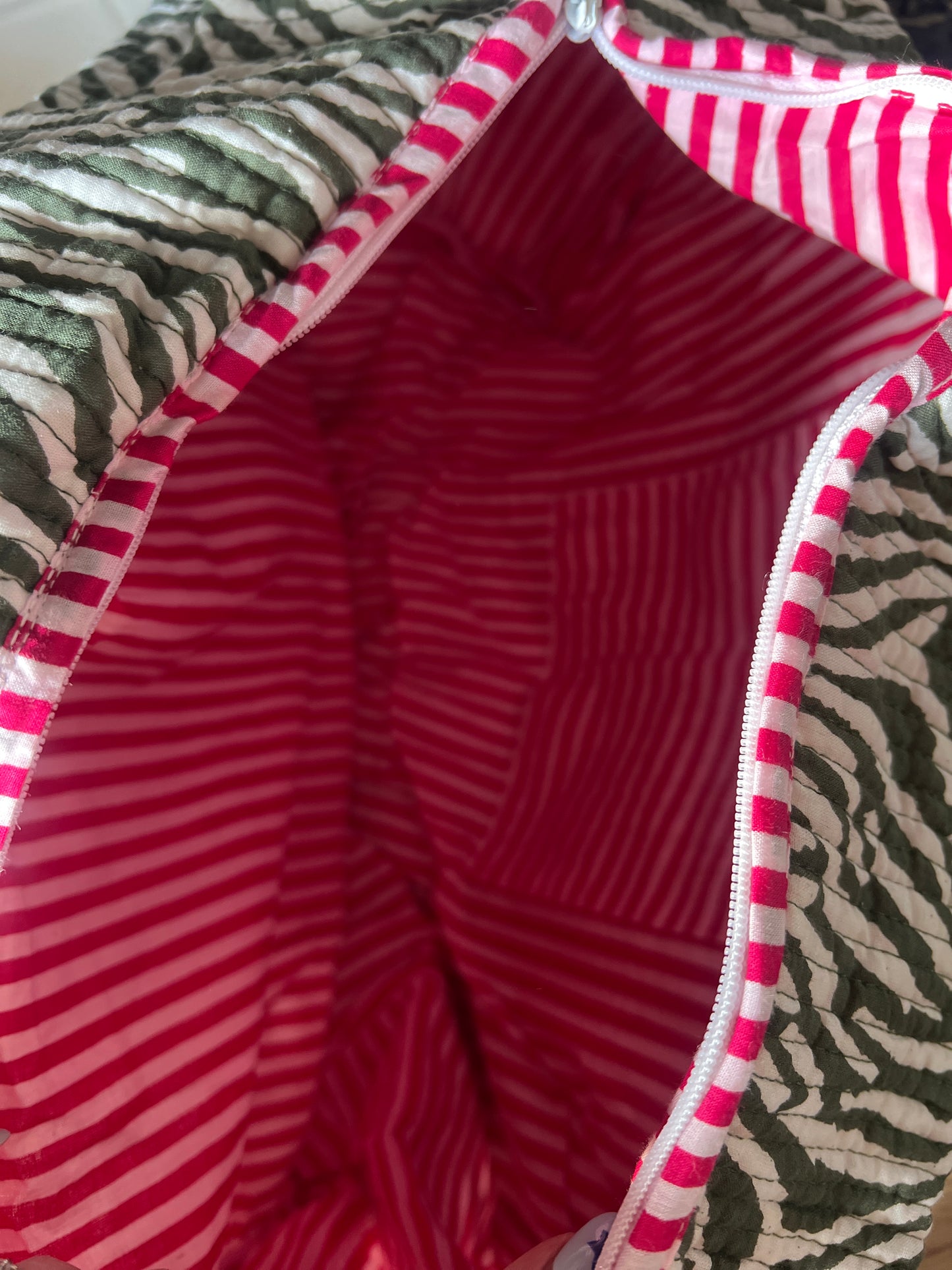 Green Zebra Weekend Bag