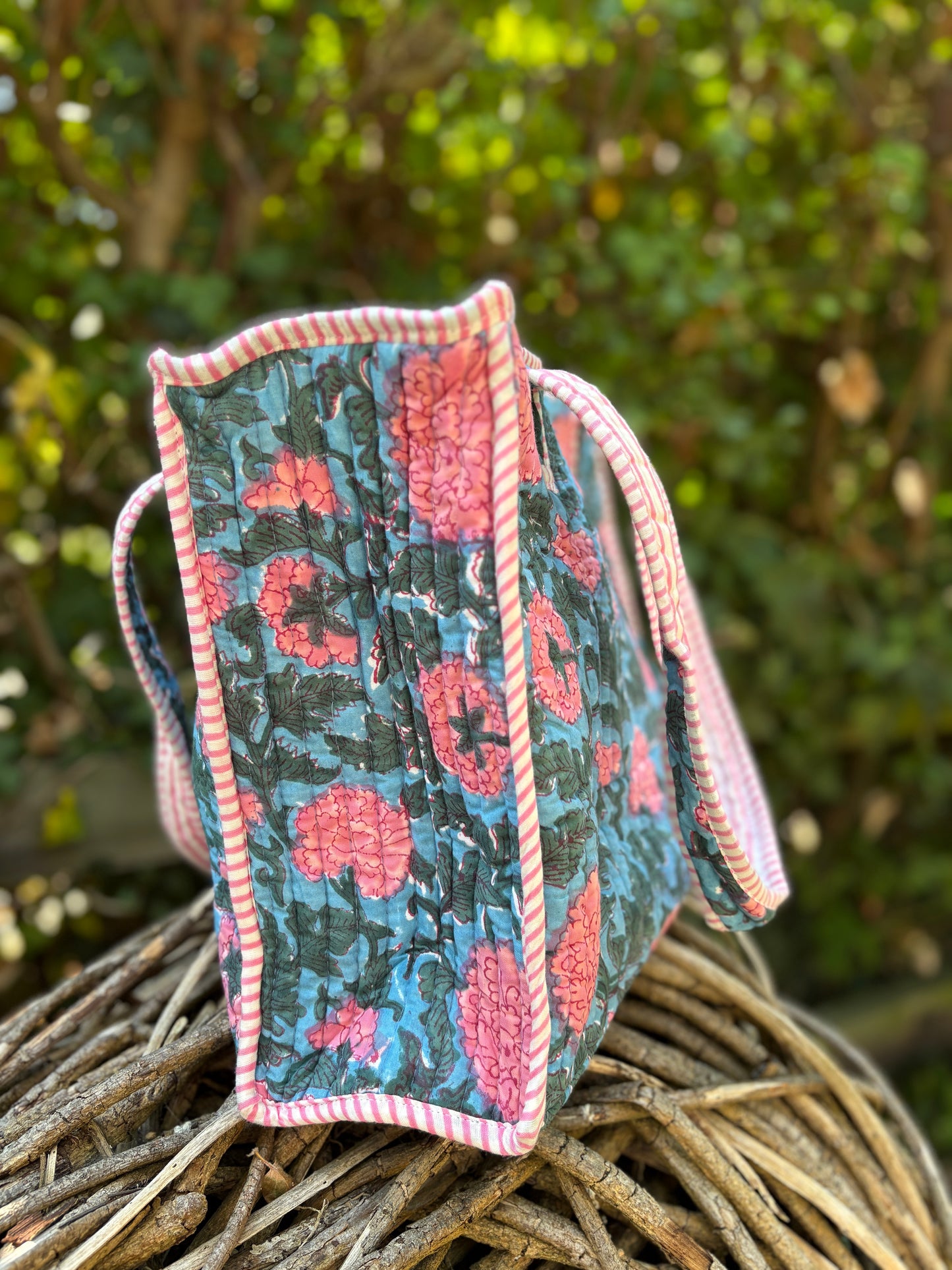 Garden Rose Mini Tote Bag