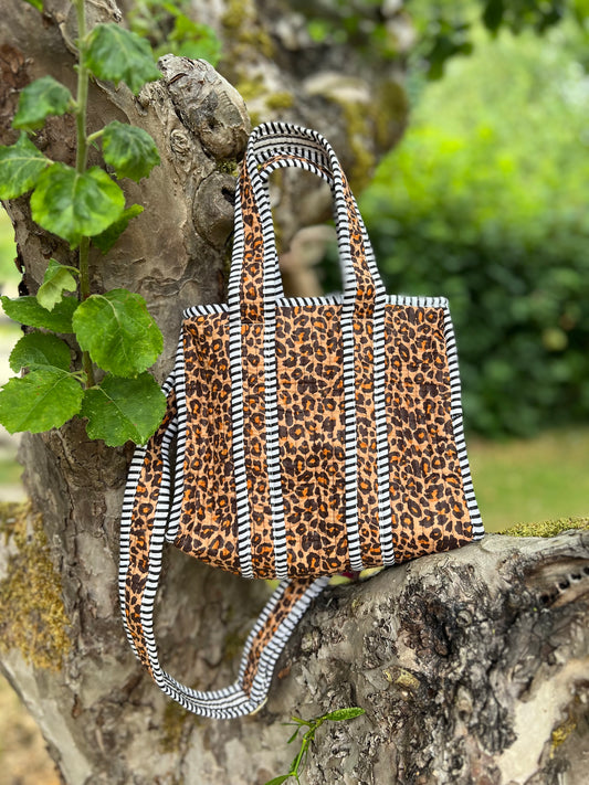 Super Mini Tote - Leopard